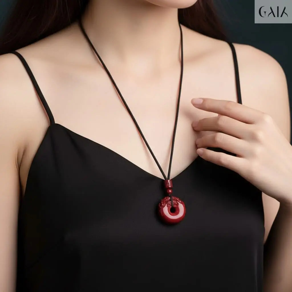 Cinnabar Necklace - GAIA - Jewellery Store