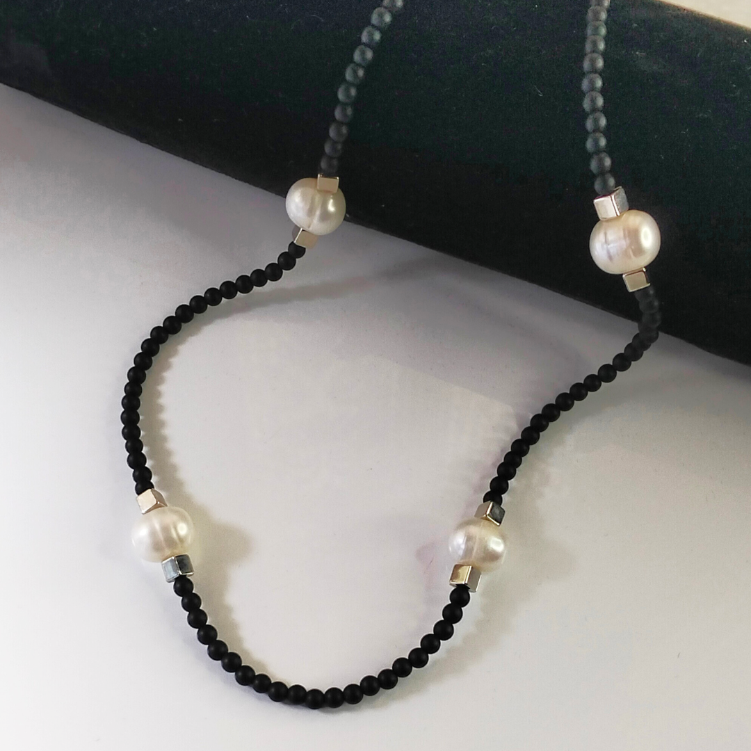 Cosmic Pearl Necklace