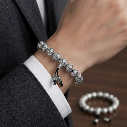 Silver Mantra Bracelet