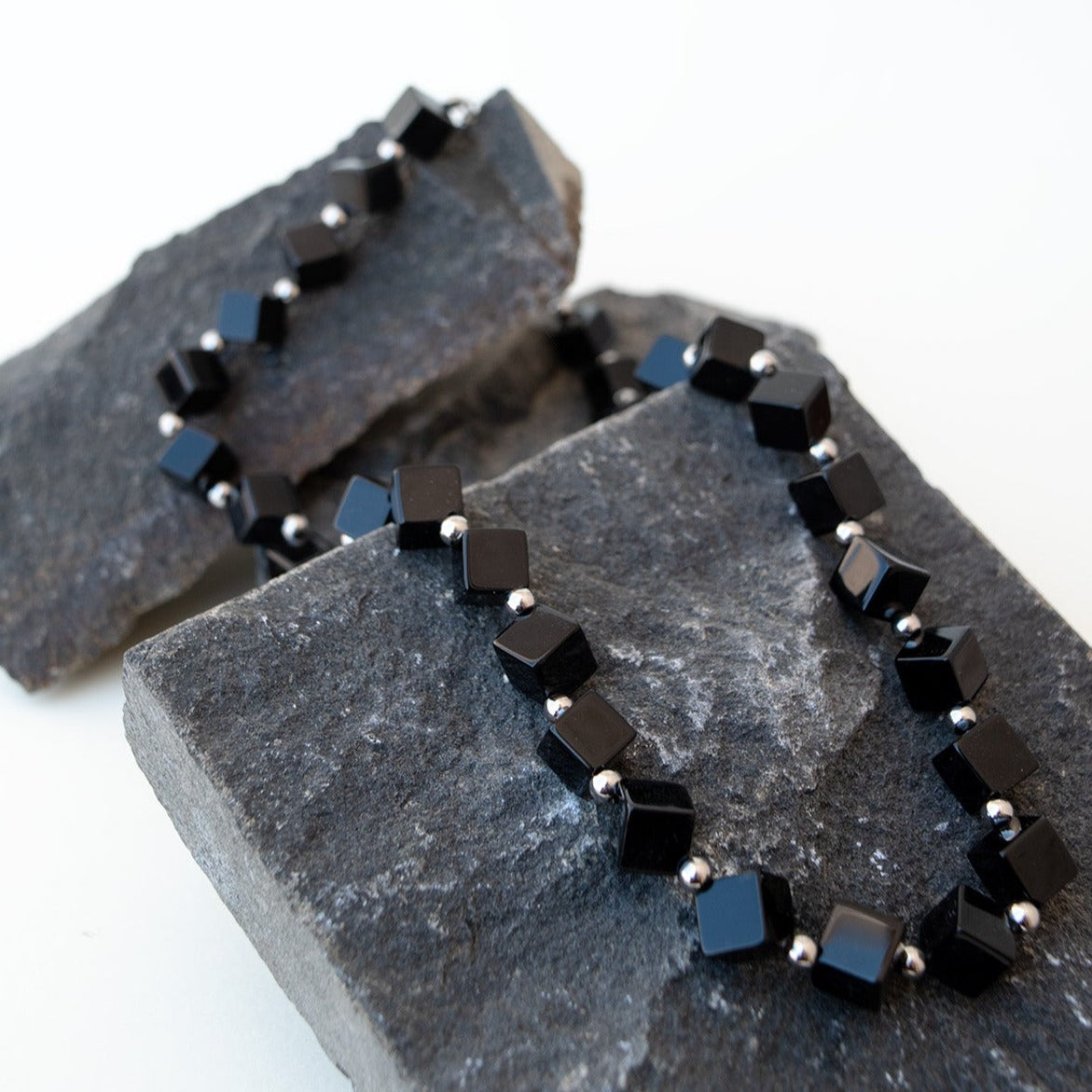 black agate necklace