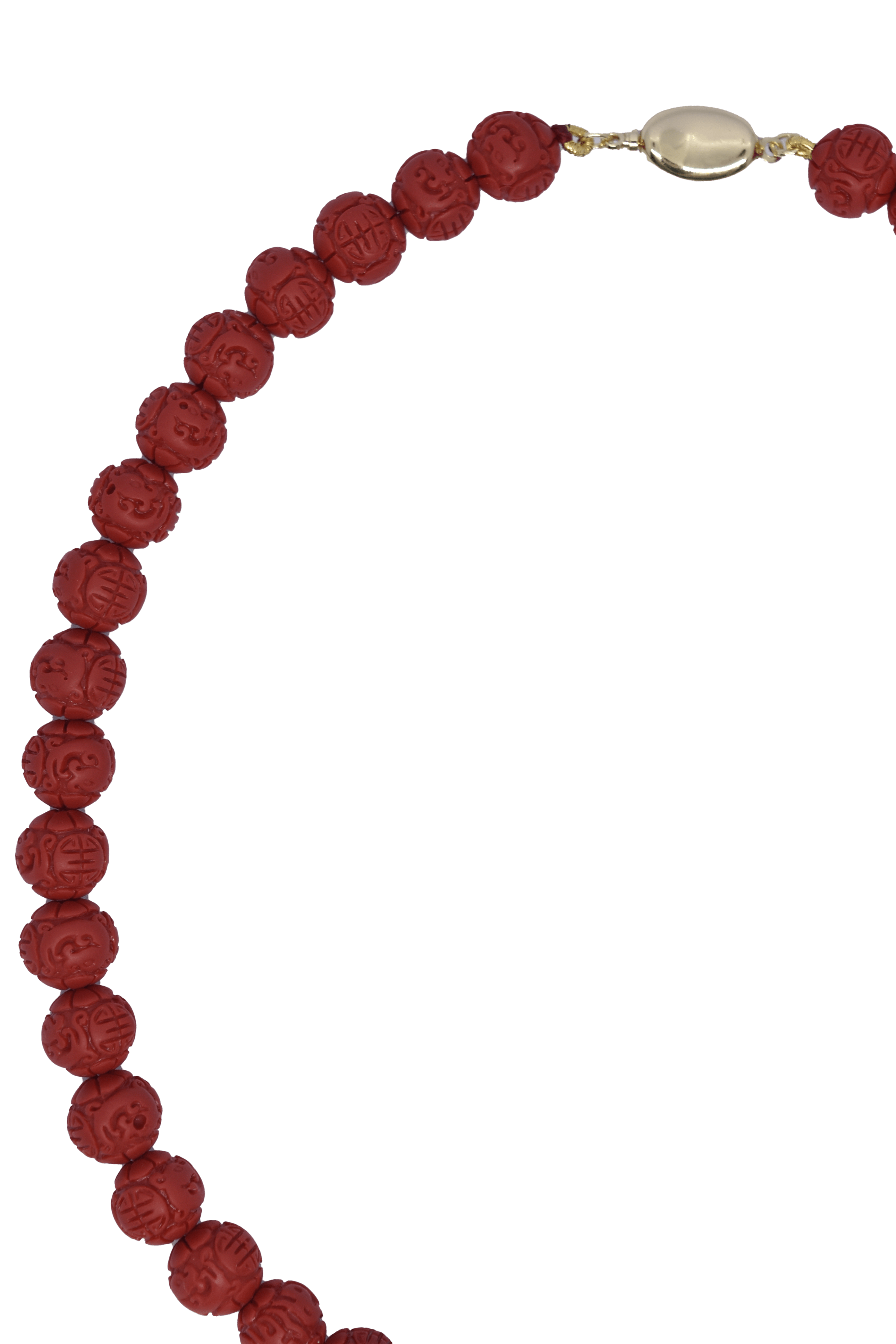 Red coral necklace