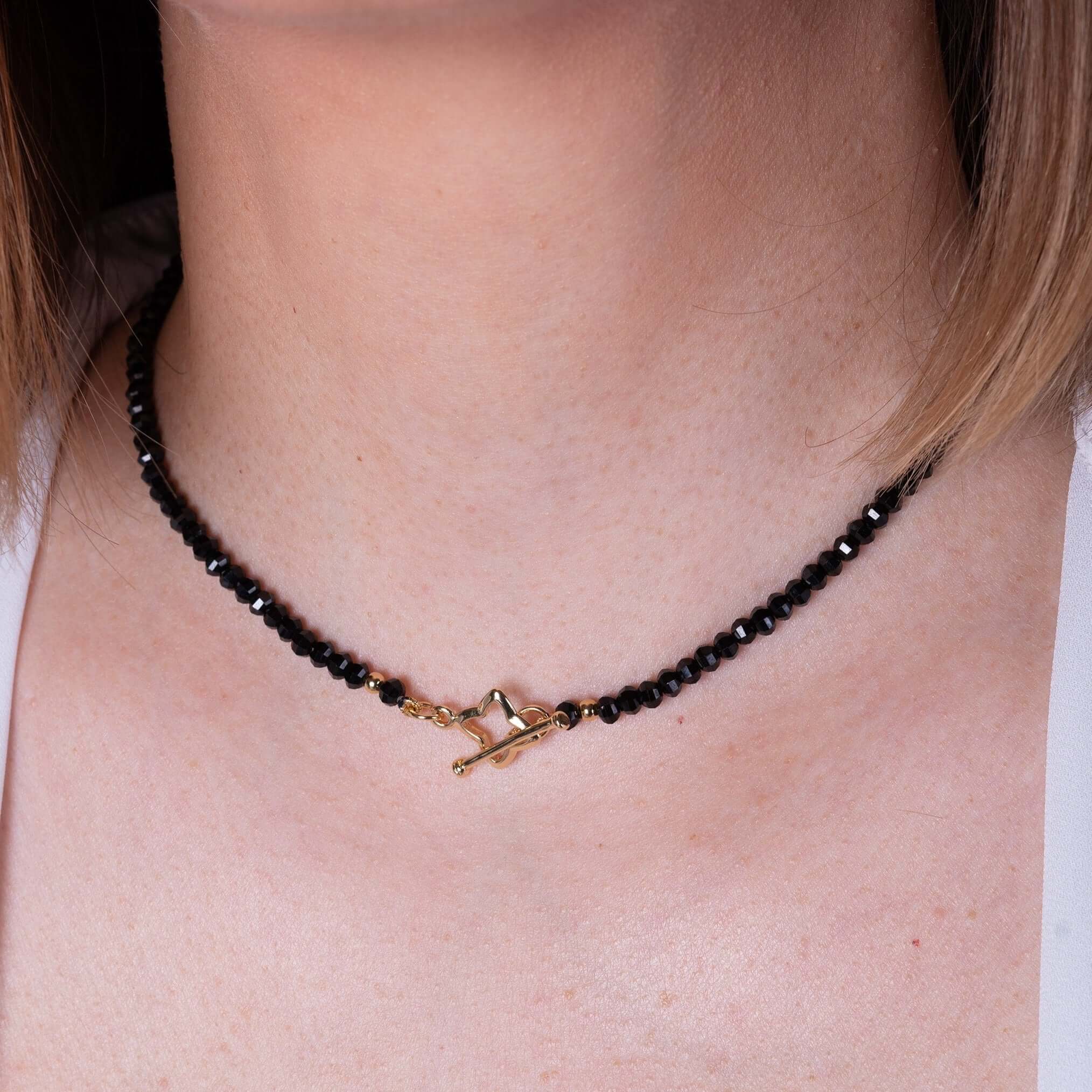 Crystal Black necklace