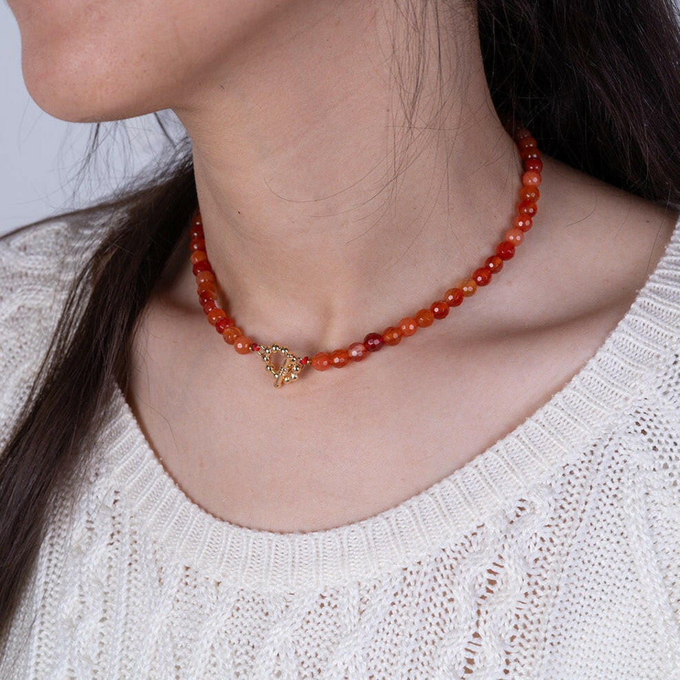 carnelian necklace