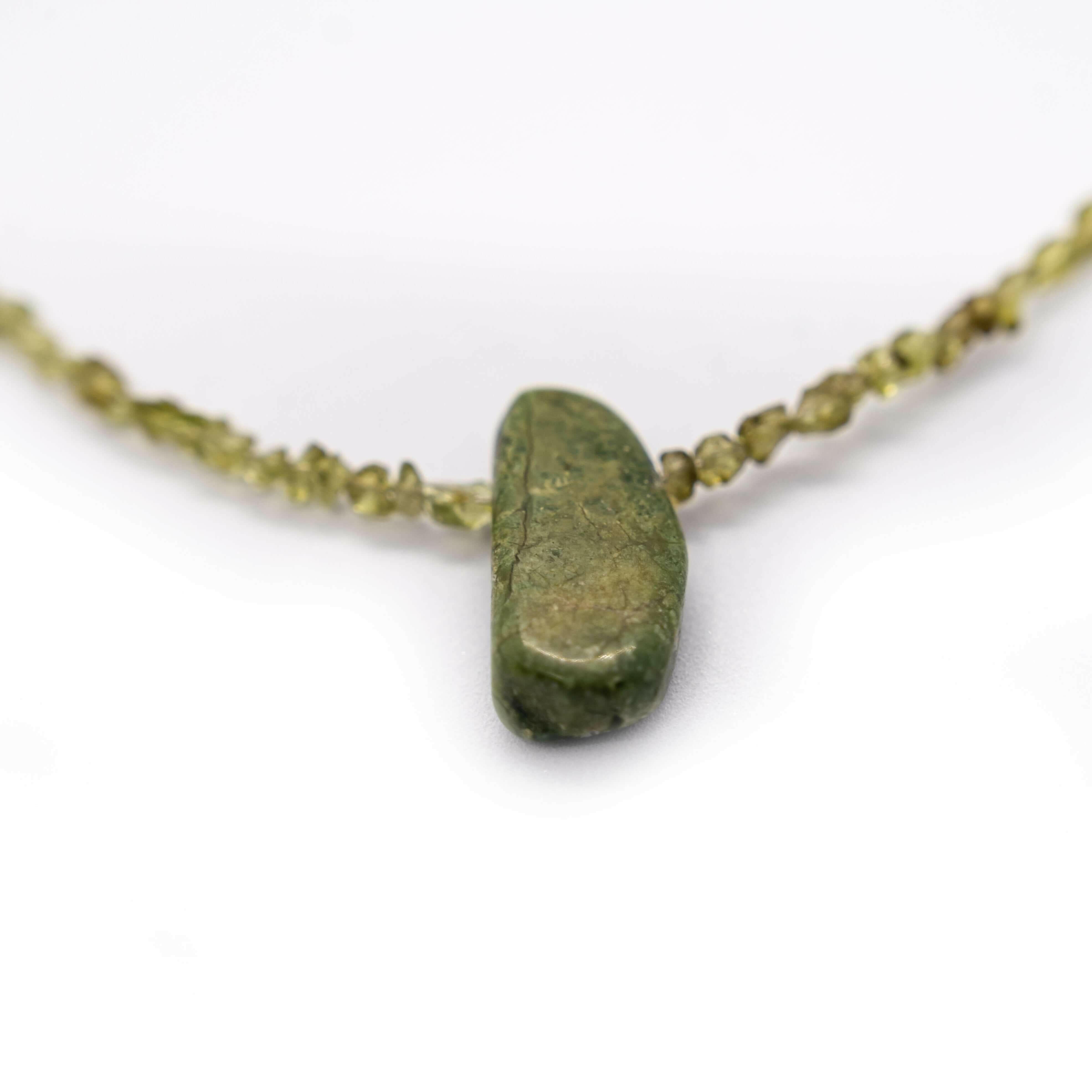 Hope – Green Citrine & Turquoise Necklace