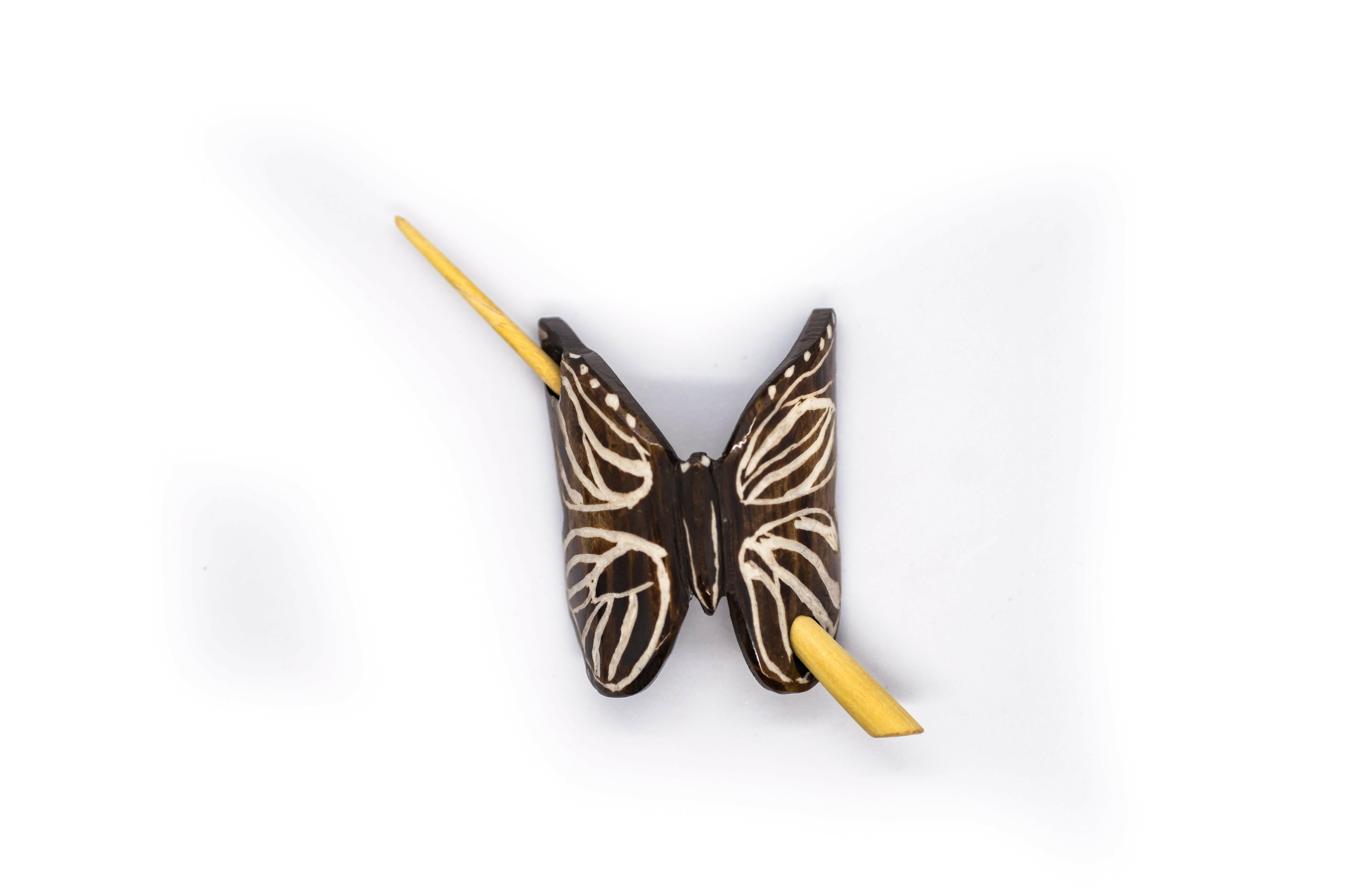 butterfly hair pins