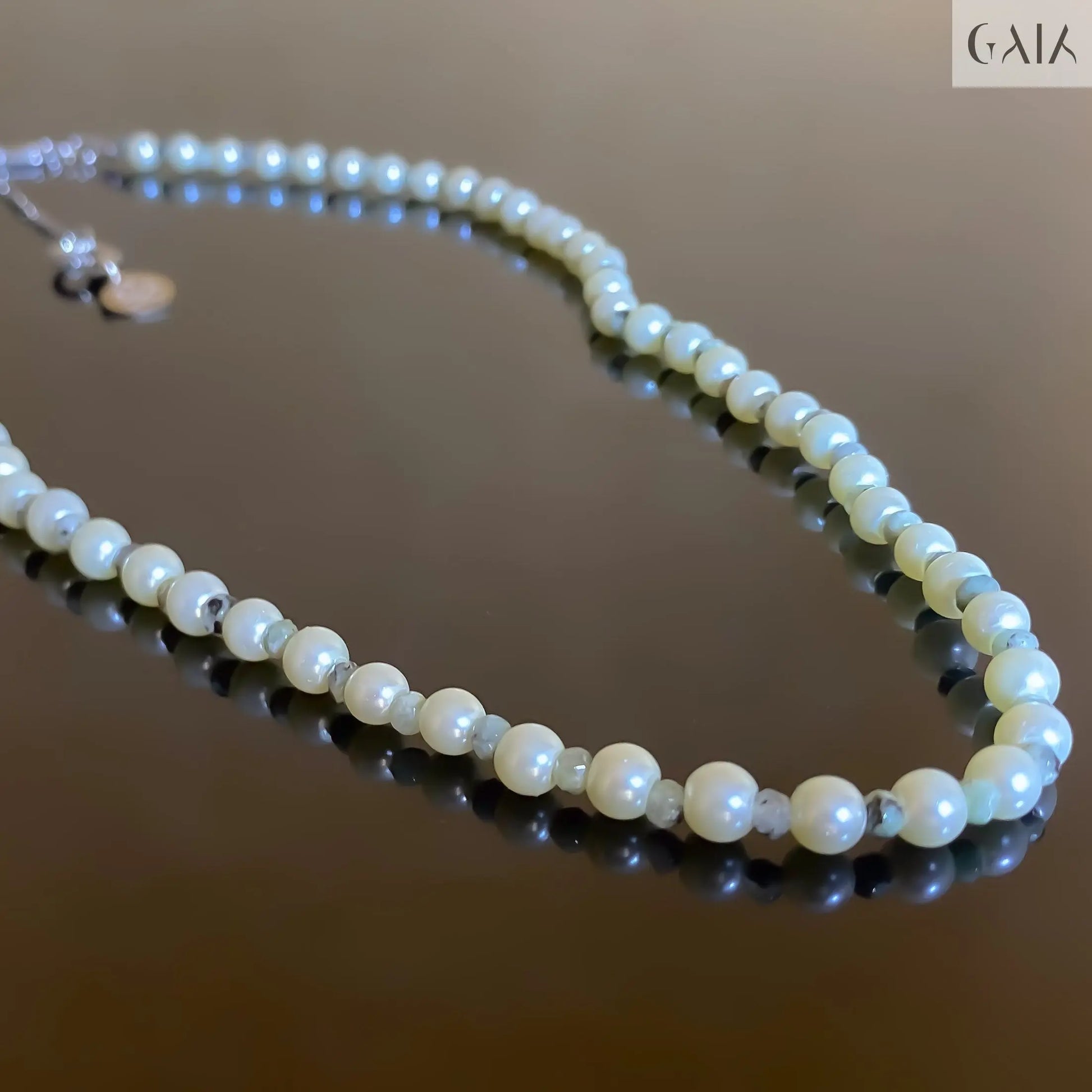 Delicate Pearl Necklace GAIA  Necklace GAIA