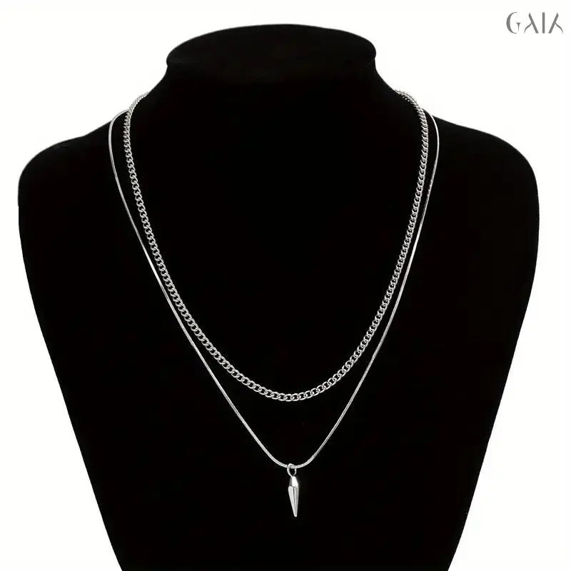 Double Layer Necklace Necklace - GAIA - Jewellery Store