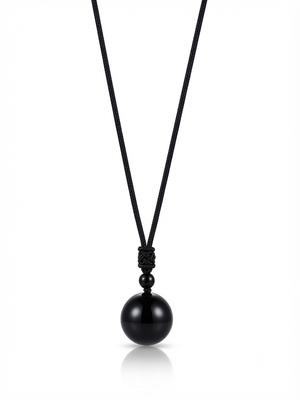 Obsidian Solstice Pendant