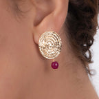 Red Golden Earrings - GAIA Global