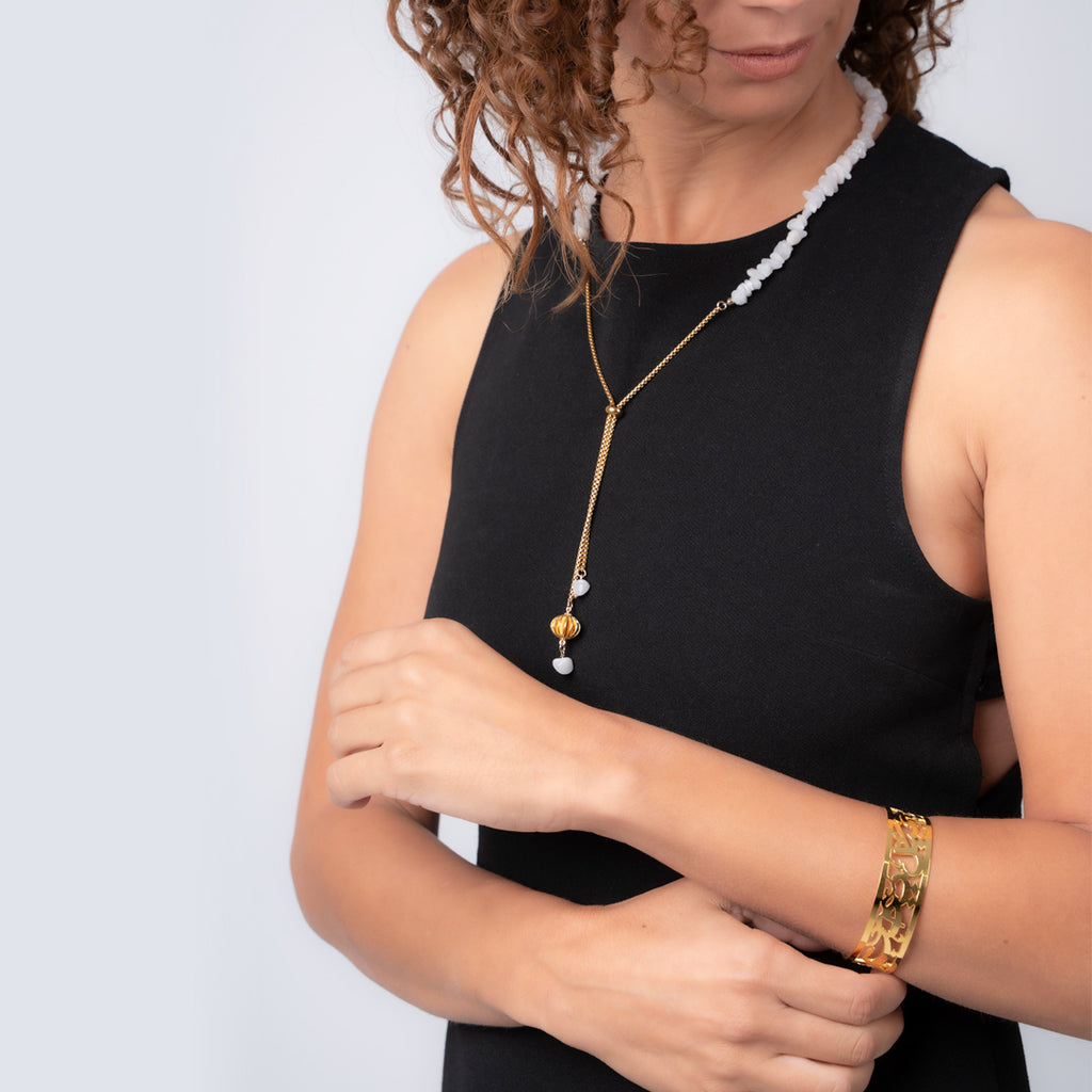White Moonstone Necklace - GAIA Global
