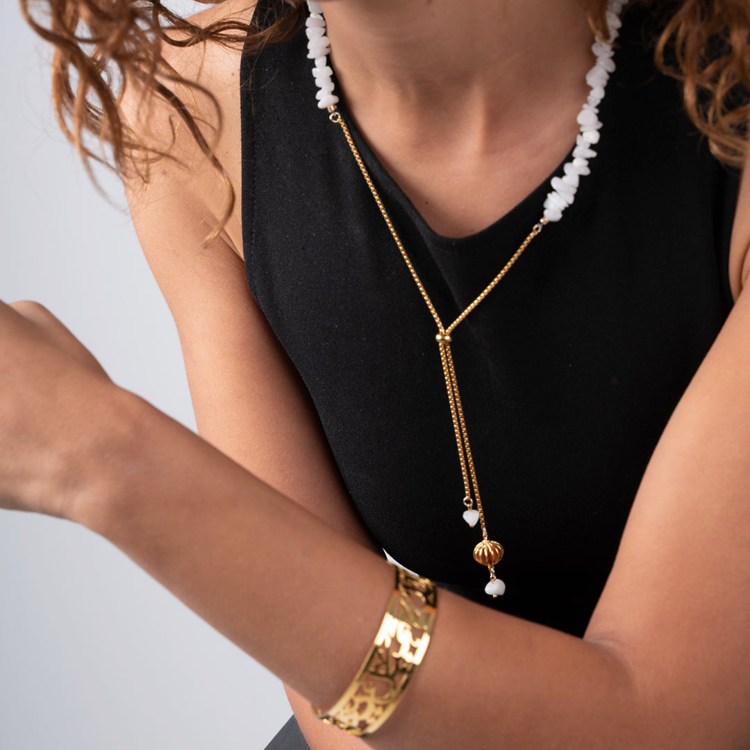 White Moonstone Necklace - GAIA Global