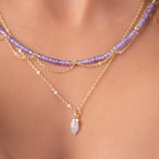 Rose Quartz Drop Necklace - GAIA Global