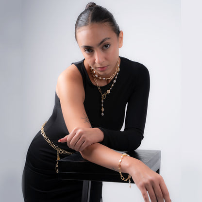 Golden Hand Necklace - Necklaces - GAIA