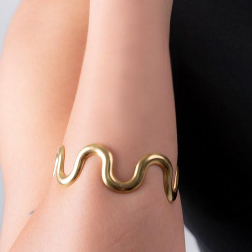 18K Real Gold-Plated Bracelet - Exclusive Elegance - GAIA