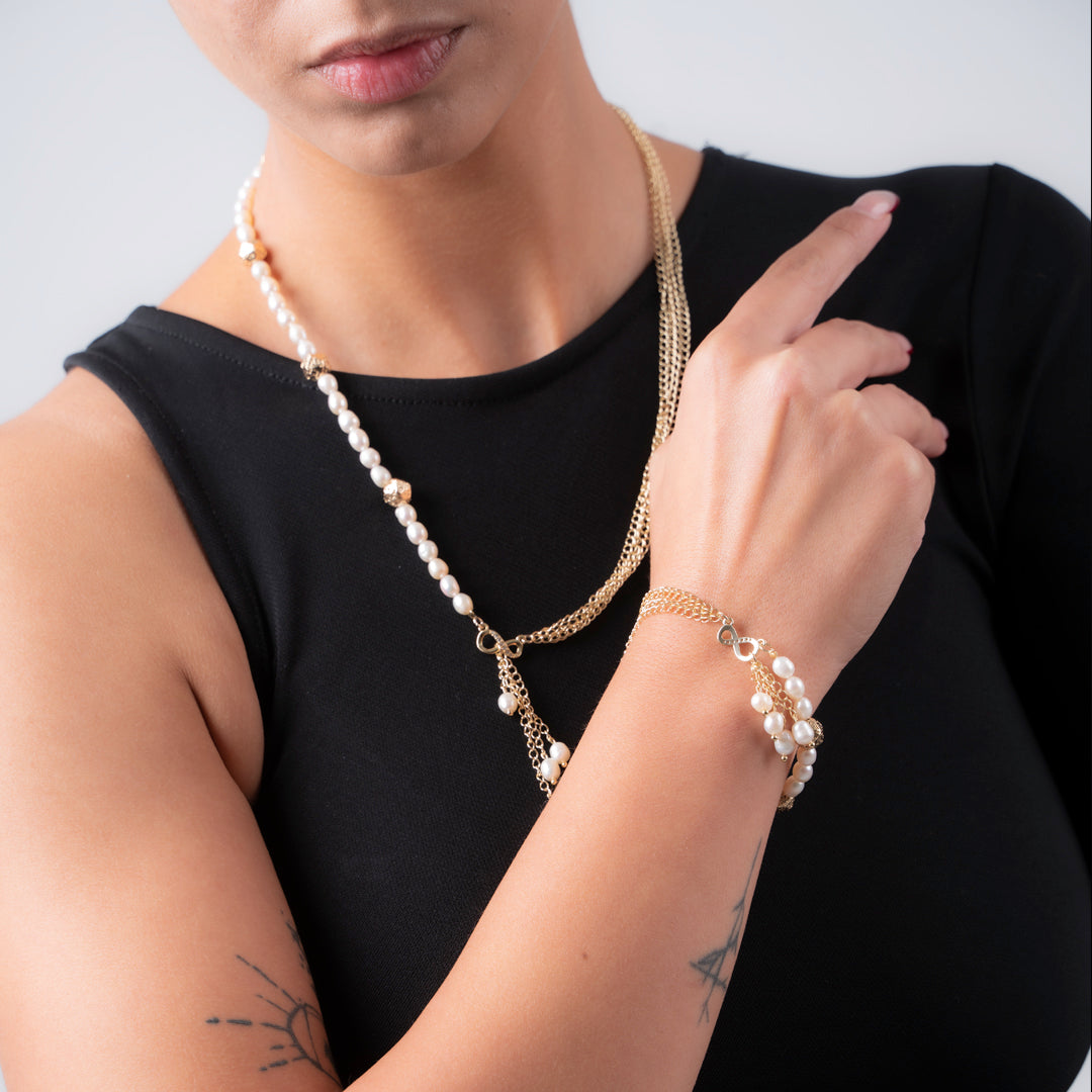 Infiniti Pearl Necklace - Necklaces - GAIA