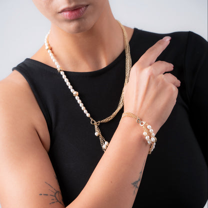 Infiniti Pearl Necklace - Necklaces - GAIA