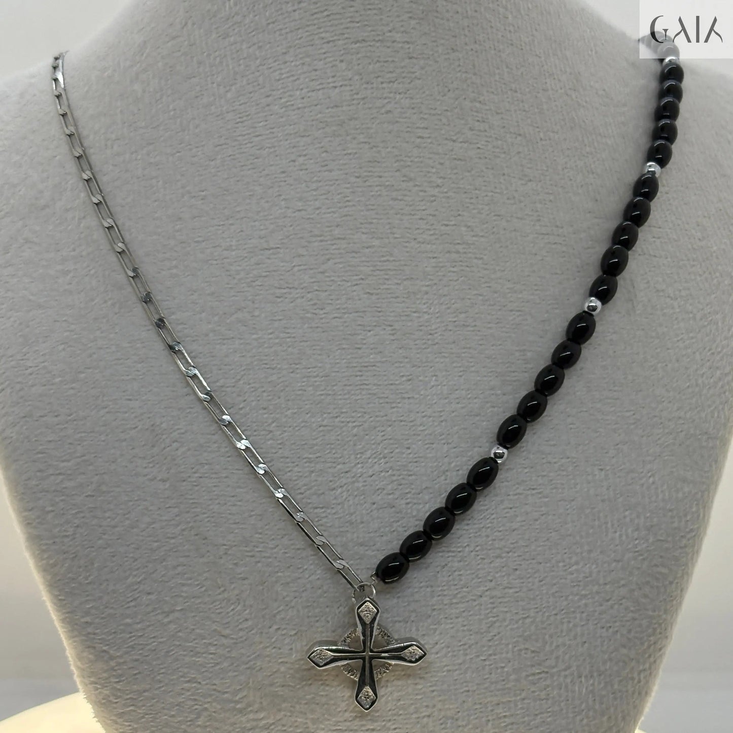 Equal-Armed Cross Necklace - GAIA - Jewellery Store