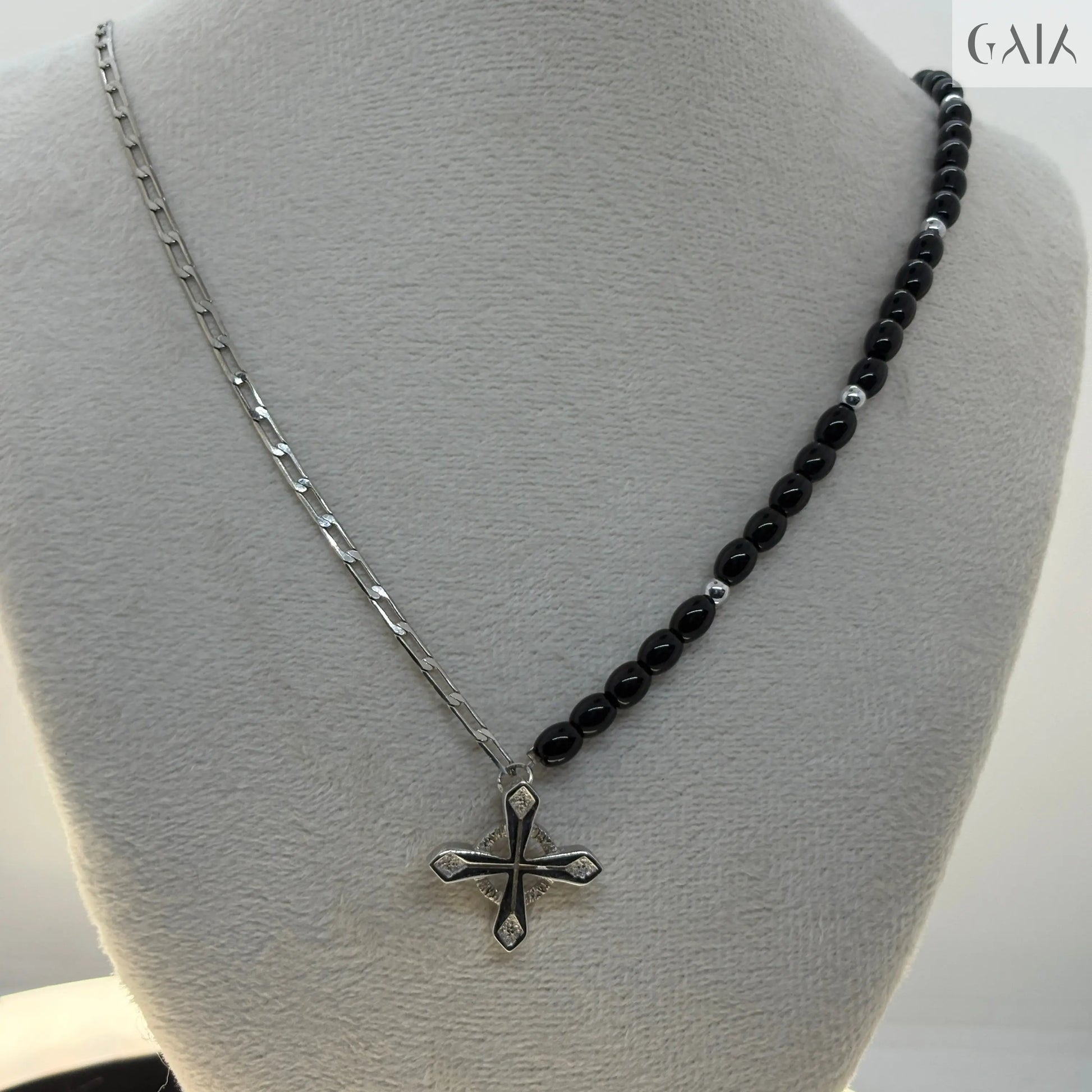 Equal-Armed Cross Necklace - GAIA - Jewellery Store