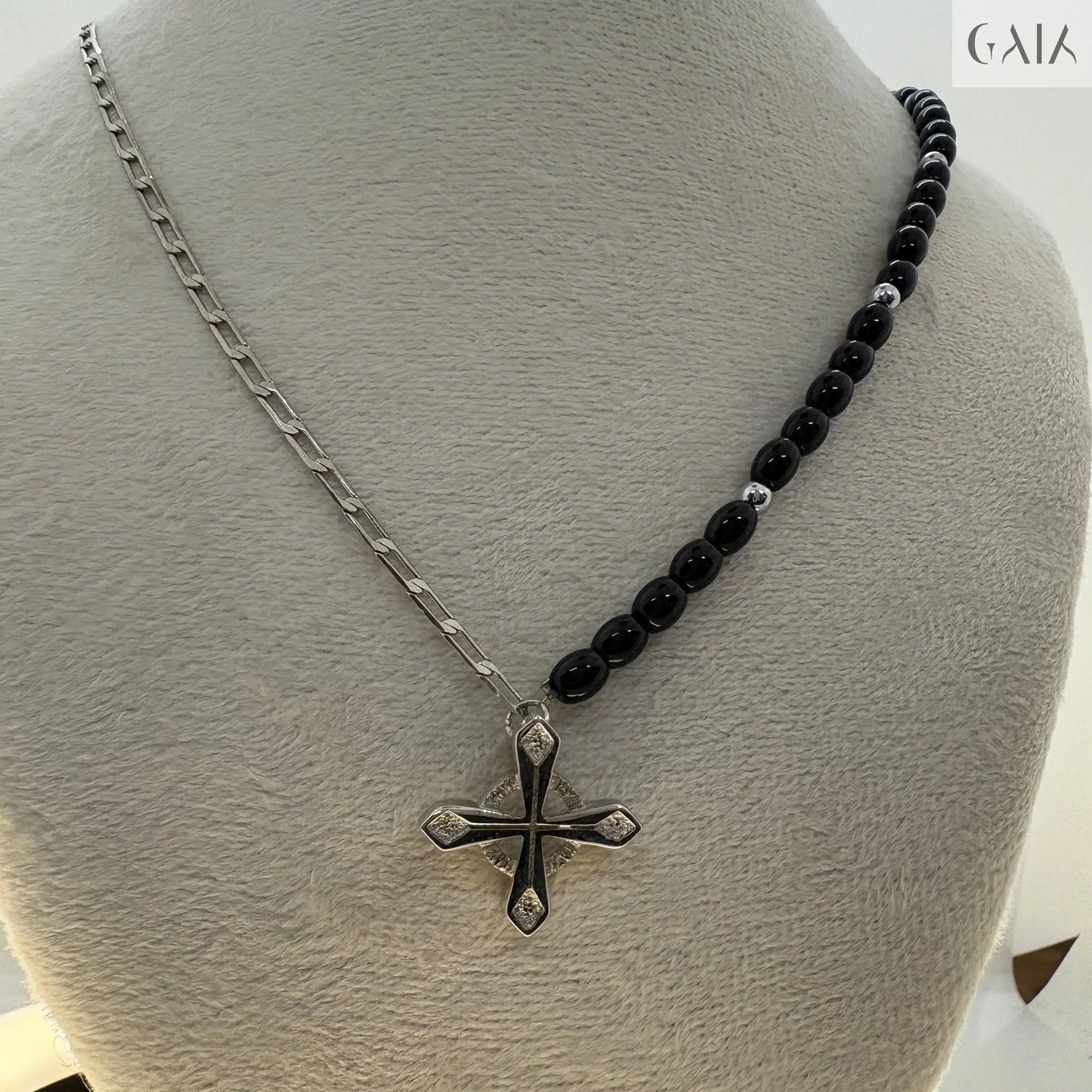 Equal-Armed Cross Necklace - GAIA - Jewellery Store