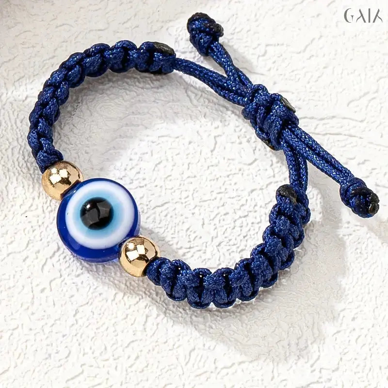 Evil Eye Braided Ring - GAIA - Jewellery Store