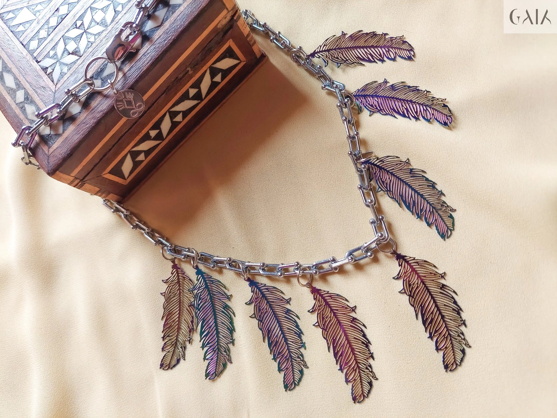 Feathers Necklace - GAIA - Jewellery Store