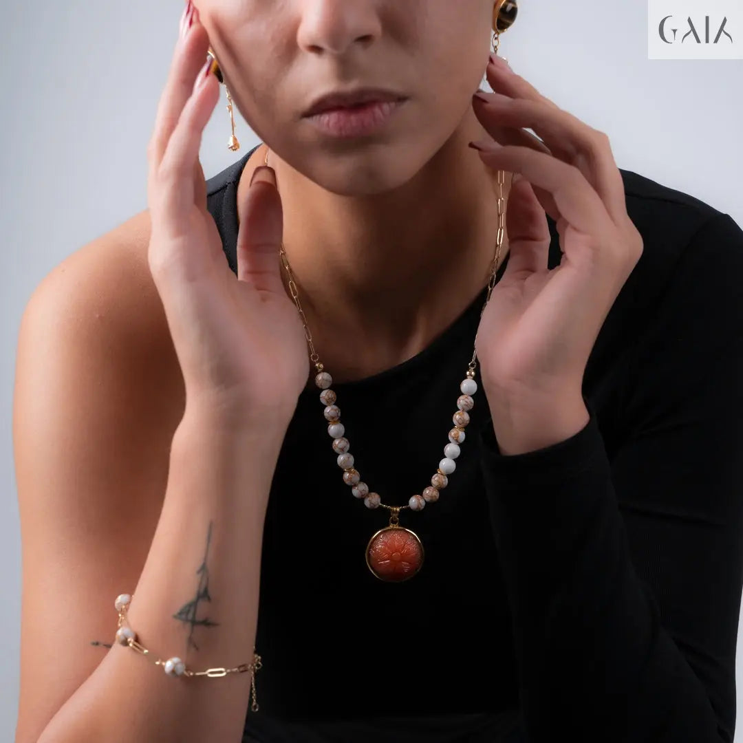 Flower Drop Necklace - GAIA Global
