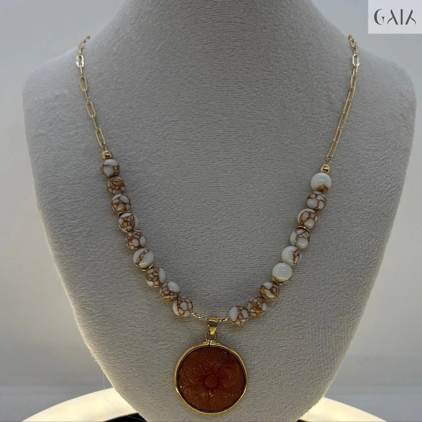Flower Drop Necklace - GAIA - Jewellery Store