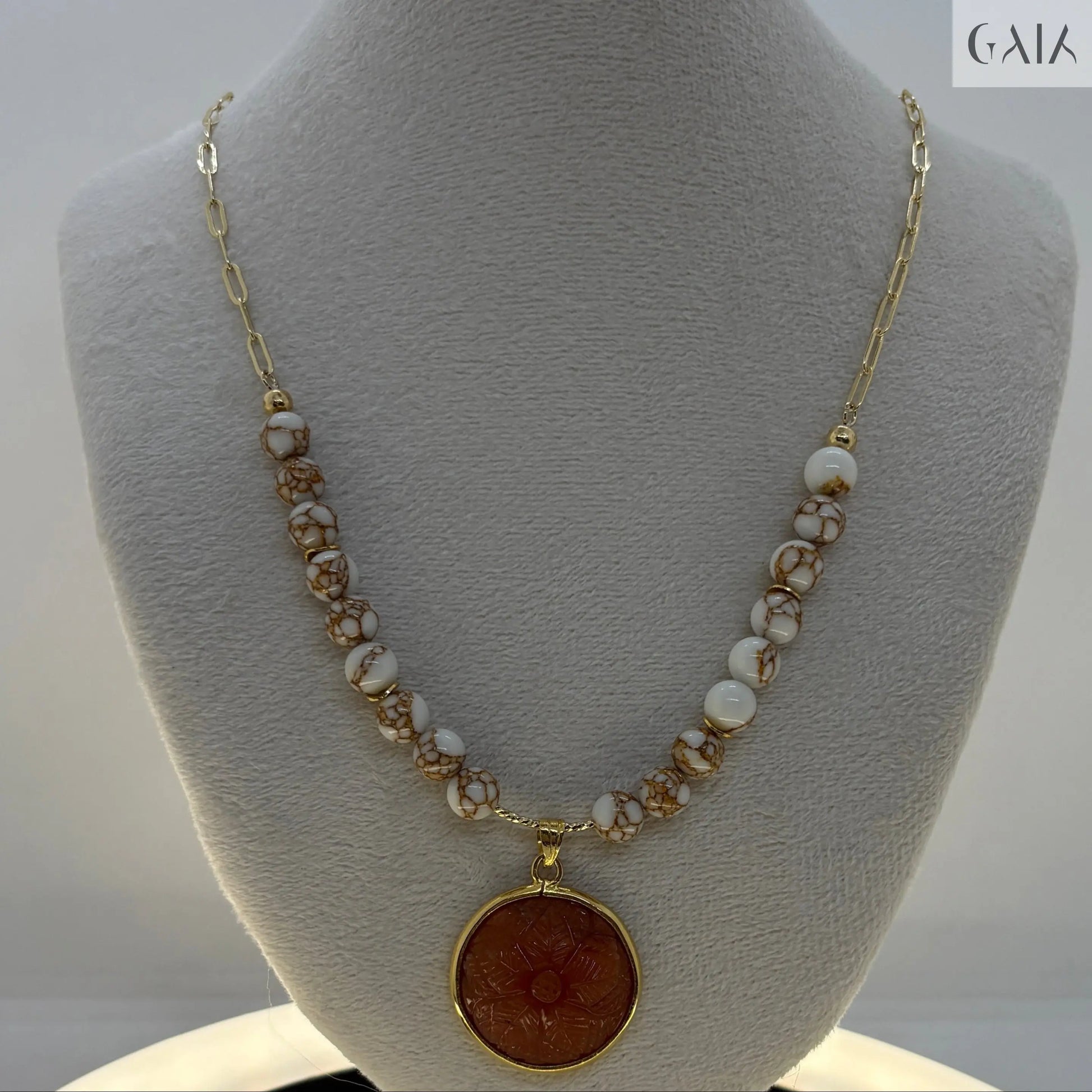 Flower Drop Necklace - GAIA - Jewellery Store