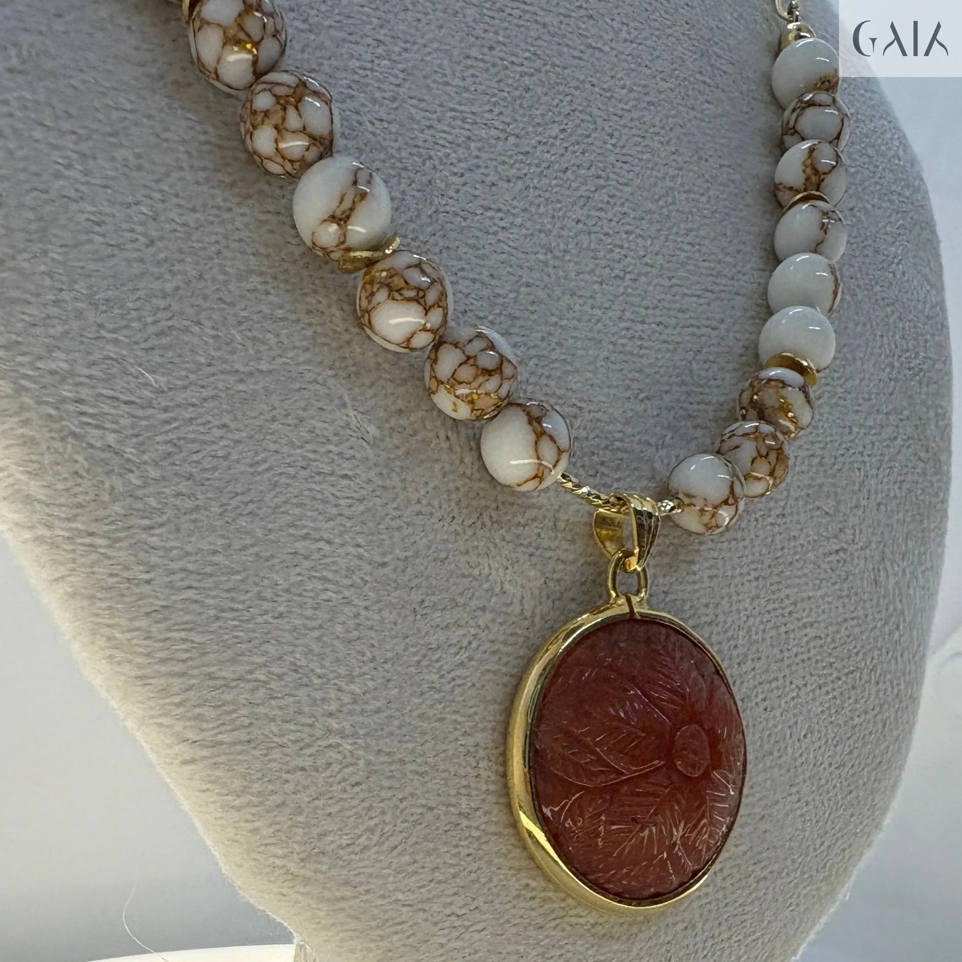 Flower Drop Necklace - GAIA - Jewellery Store
