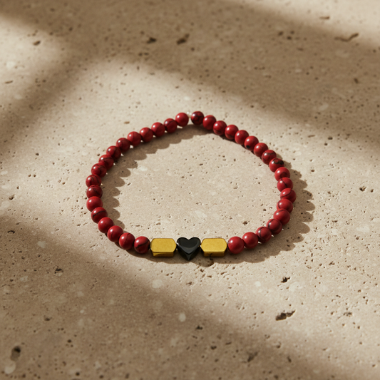 سوار اللهب على شكل قلب