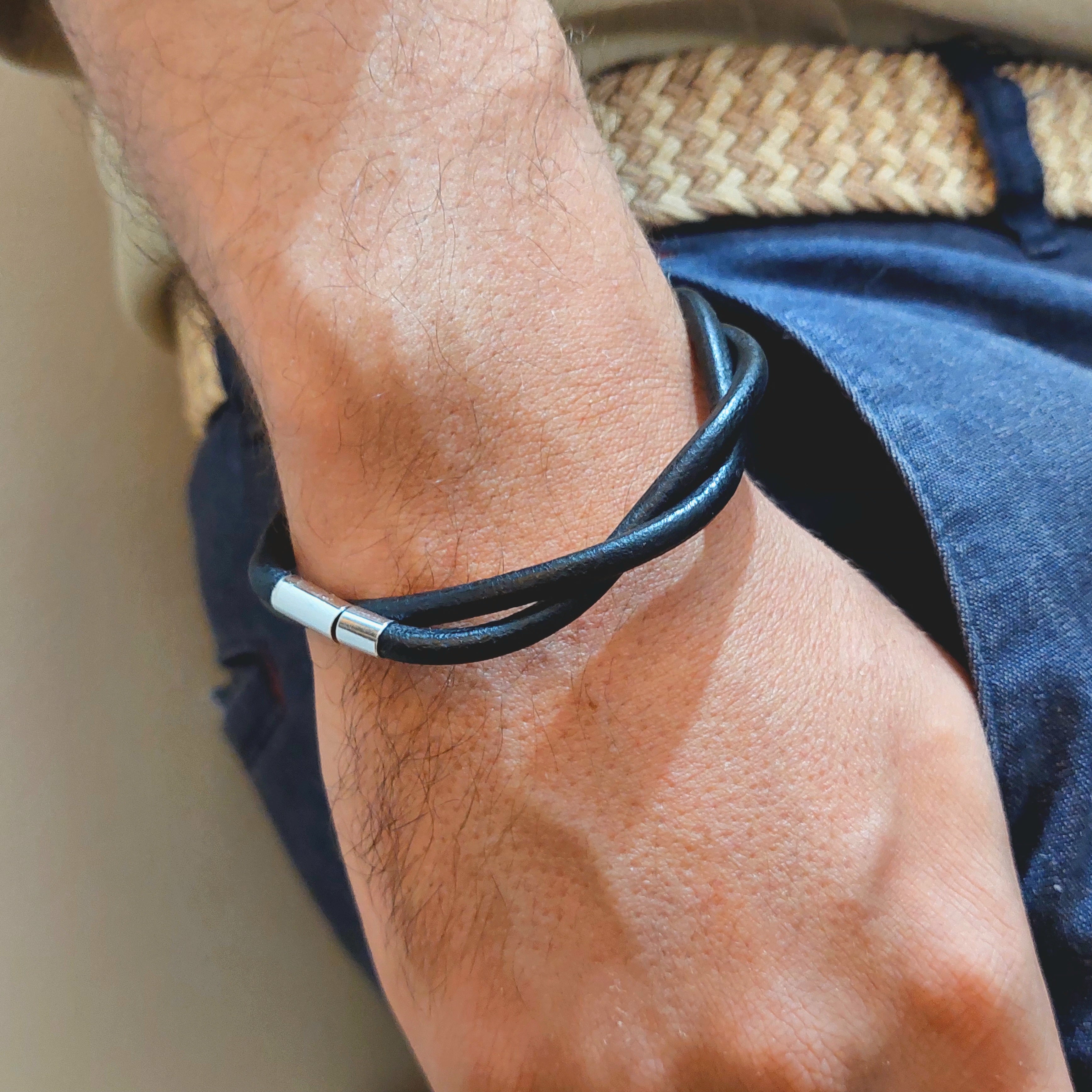 Atlas Leather Bracelet
