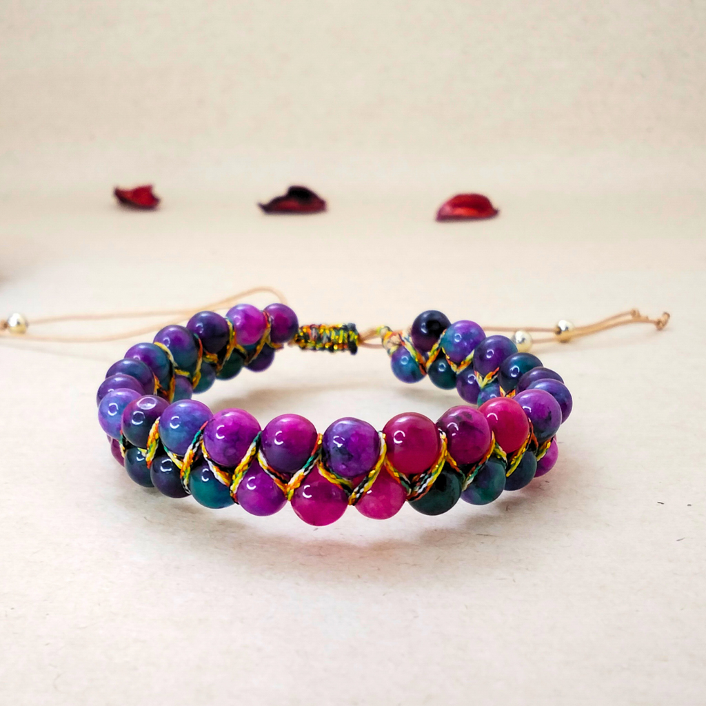 Chromatic Agate Bracelet GAIA  bracelet GAIA