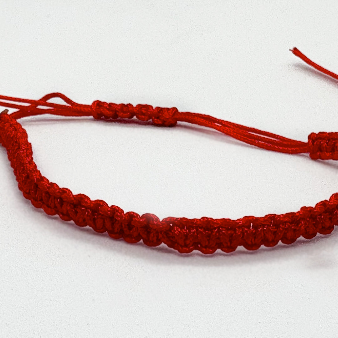 Handwoven Red Bracelet - GAIA