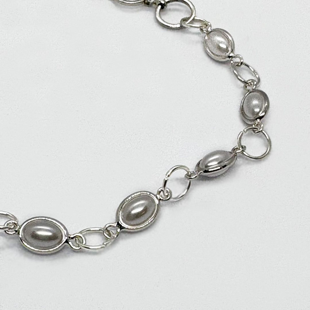 Bracelet en perles d'argent