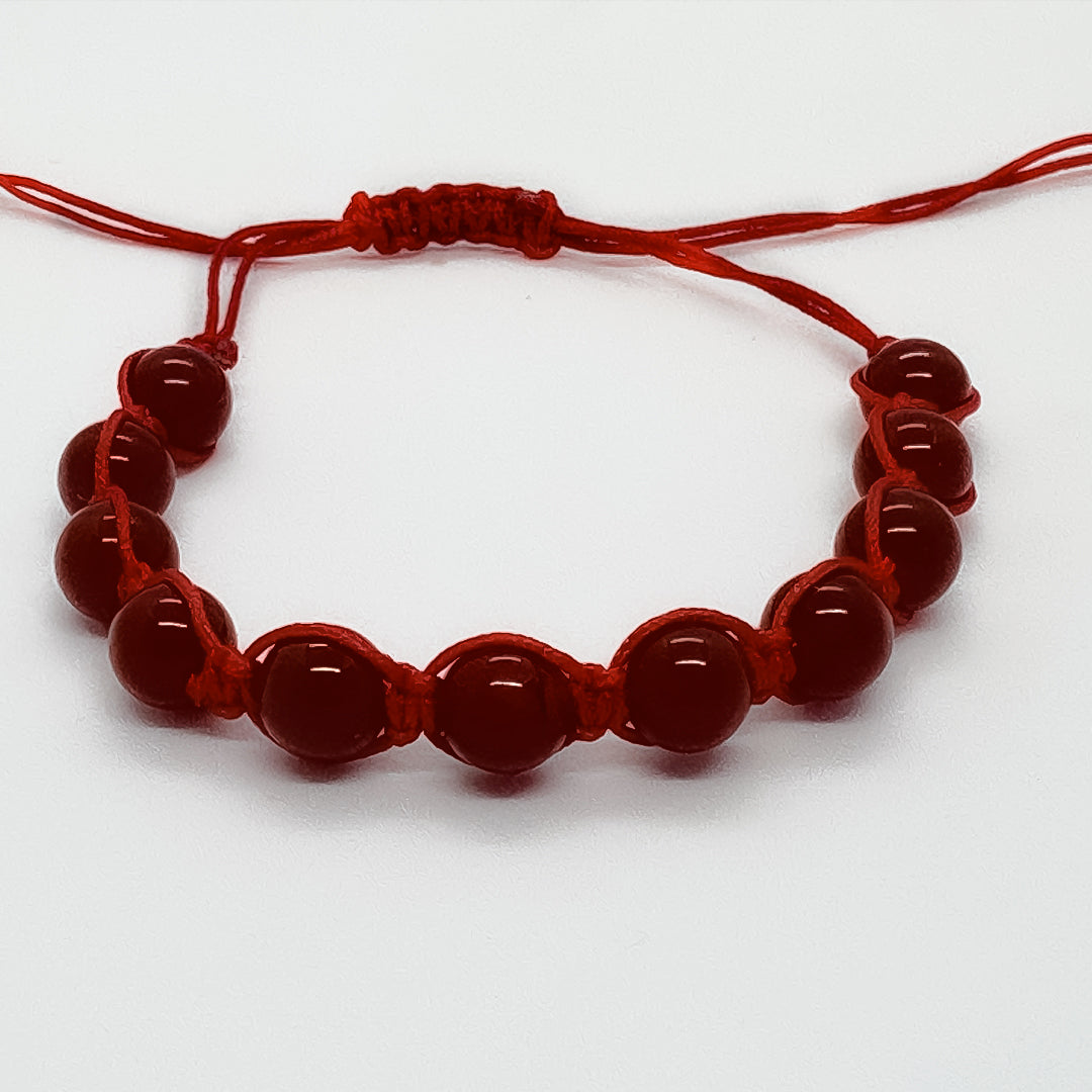 Bright Red Agate Bracelet - GAIA