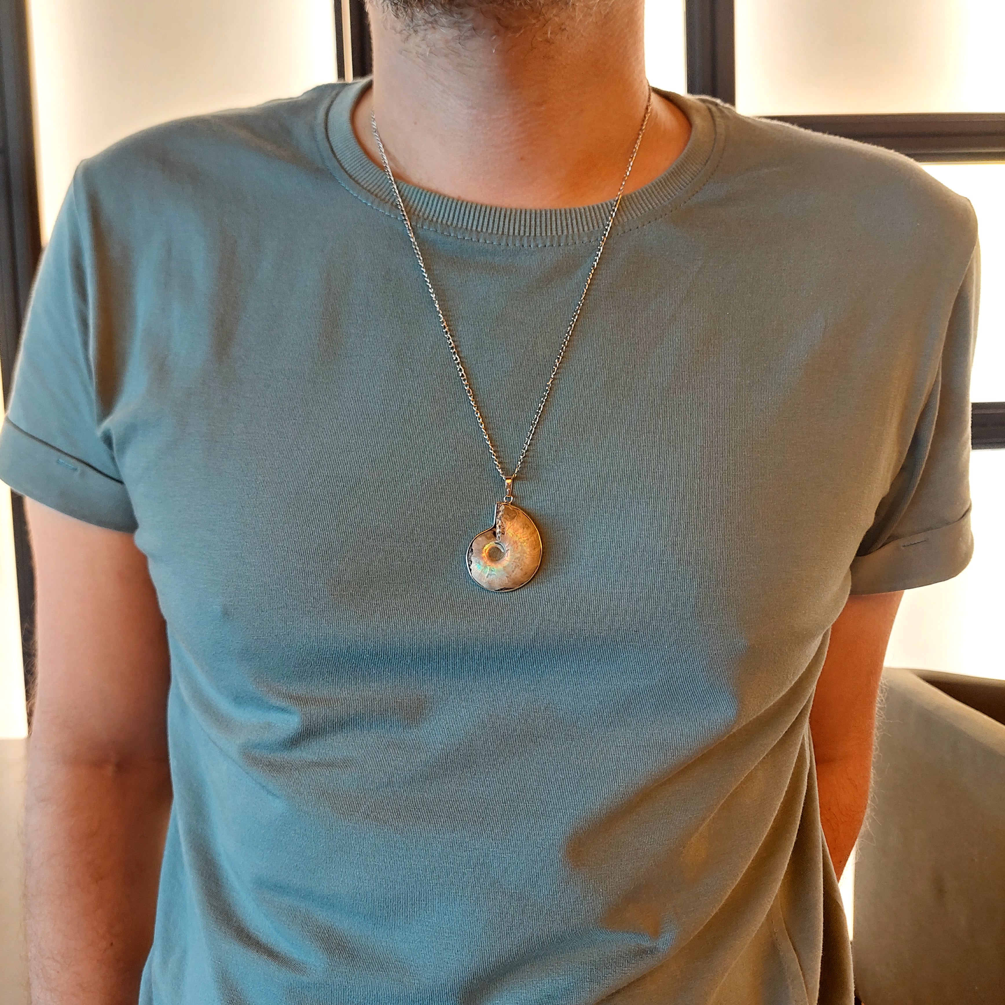 Vintage Nautilus Shell Necklace