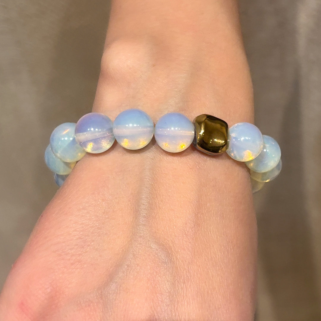 White Opal Bracelet