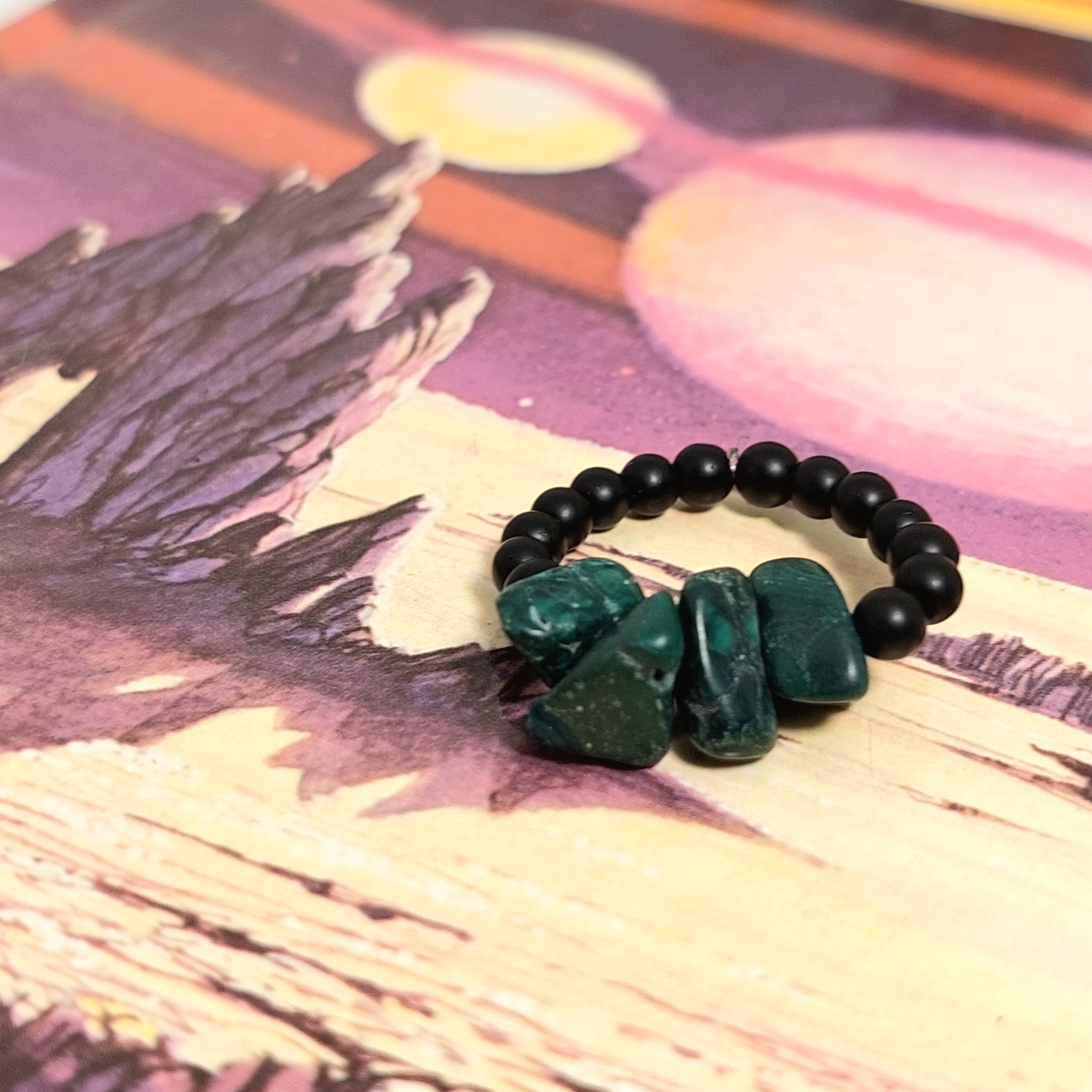Moss Agate Ring