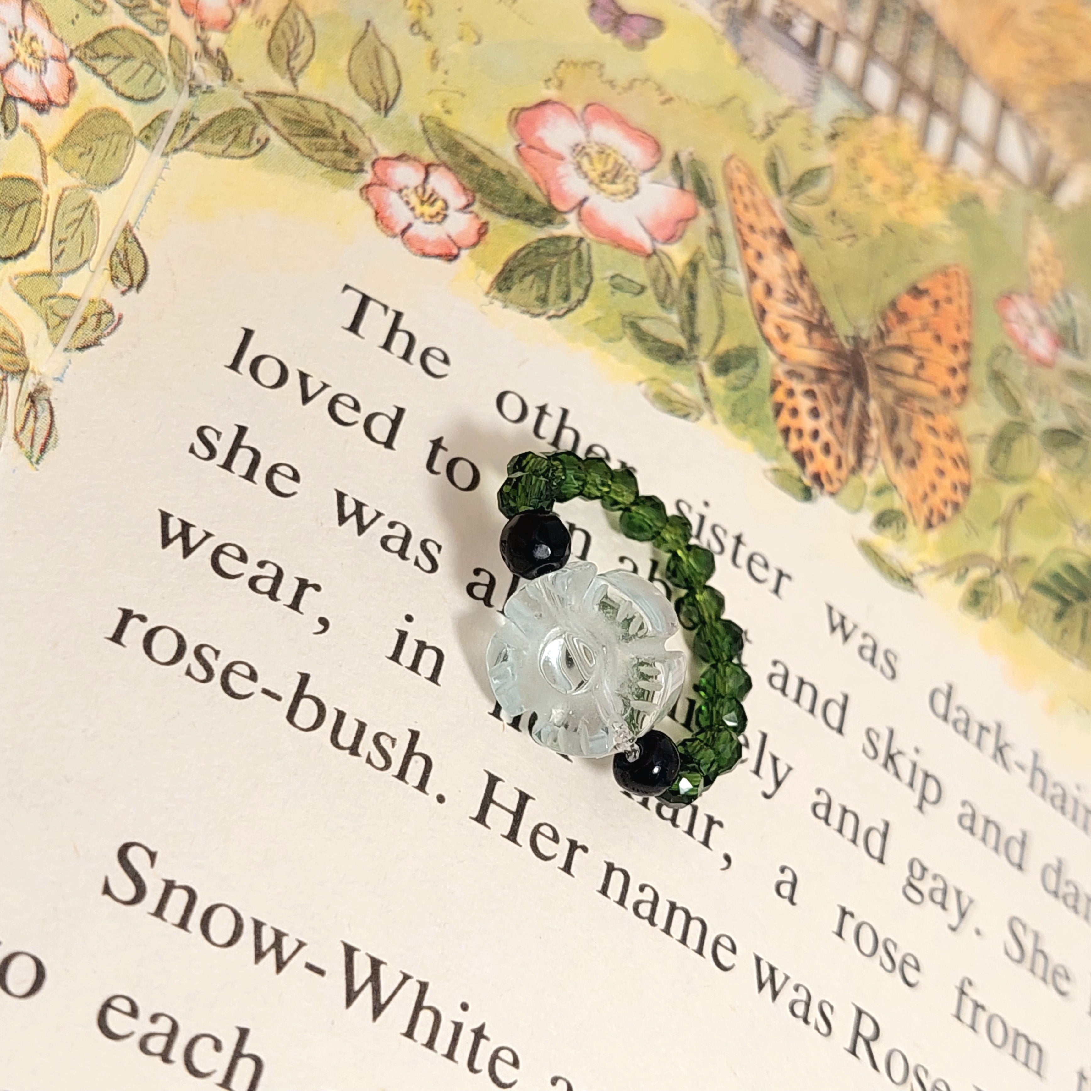 Rose Crystal Ring