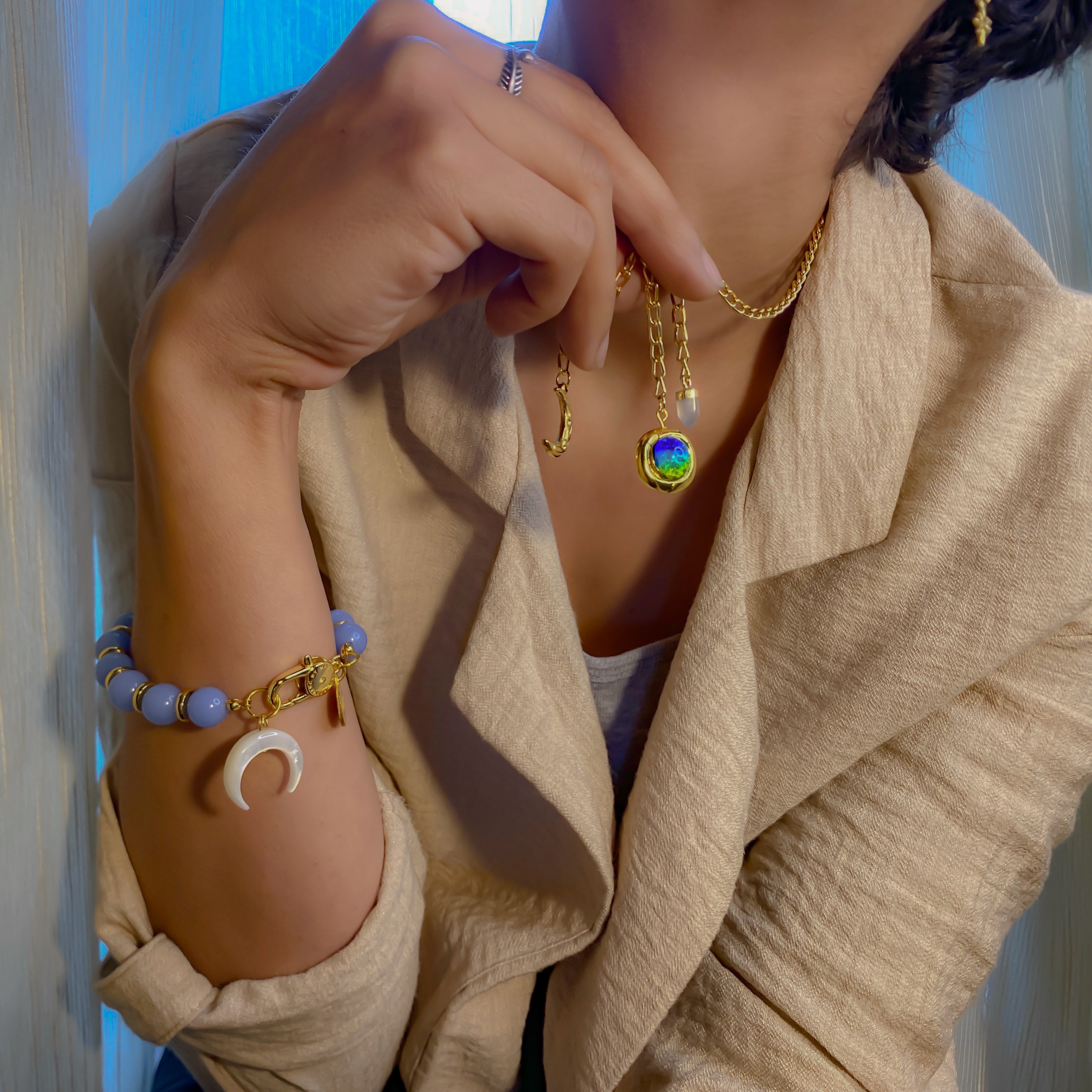 Blue Agate Bracelet - GAIA Global