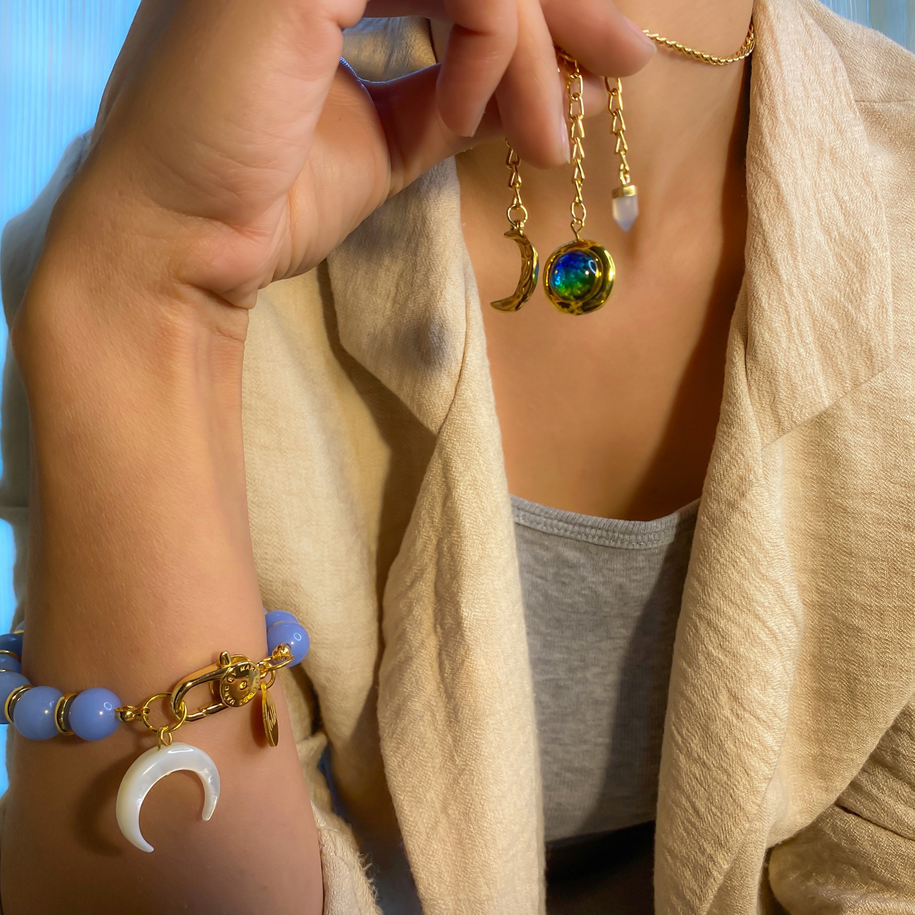Blue Agate Bracelet - GAIA Global