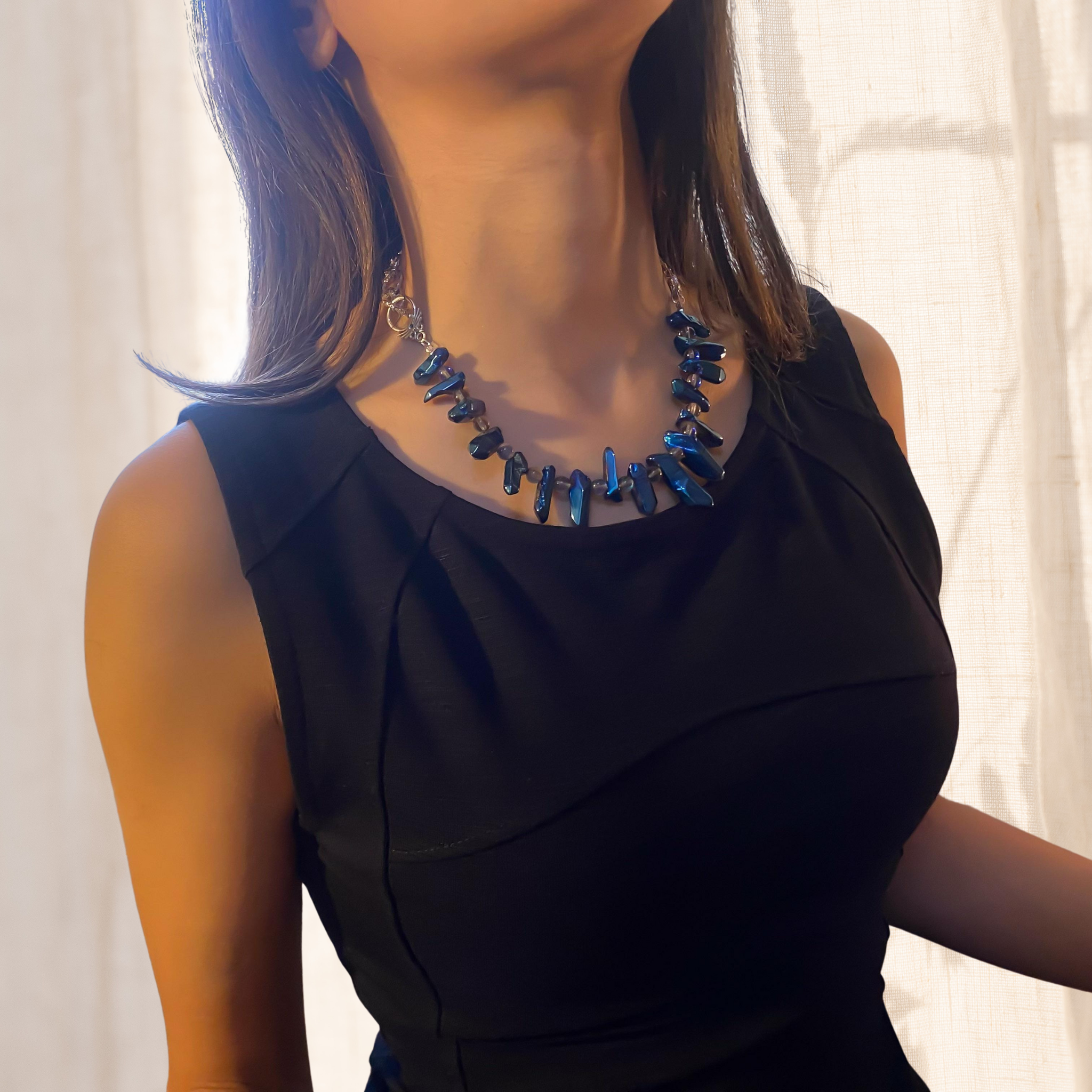 Blue Crystalic necklace - GAIA Global