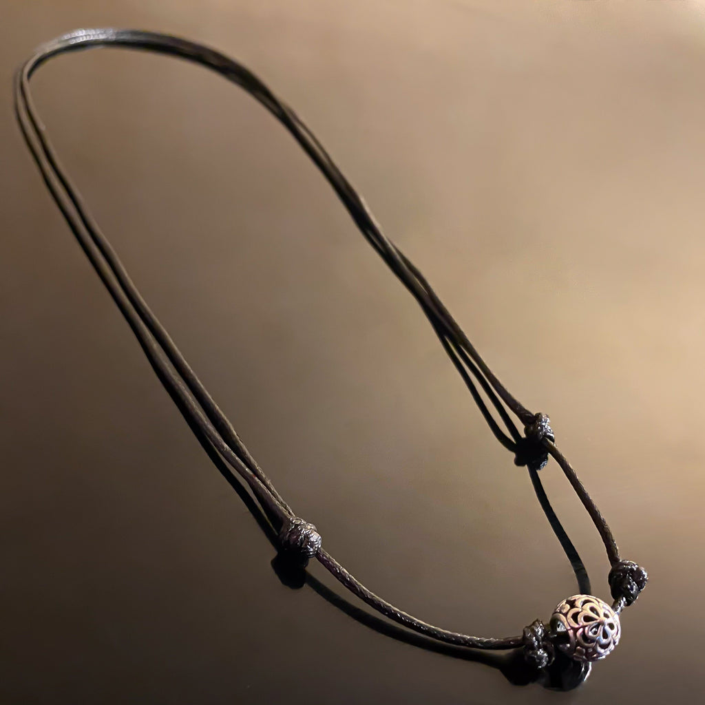 Karma Necklace (Black&Steel) - GAIA Global