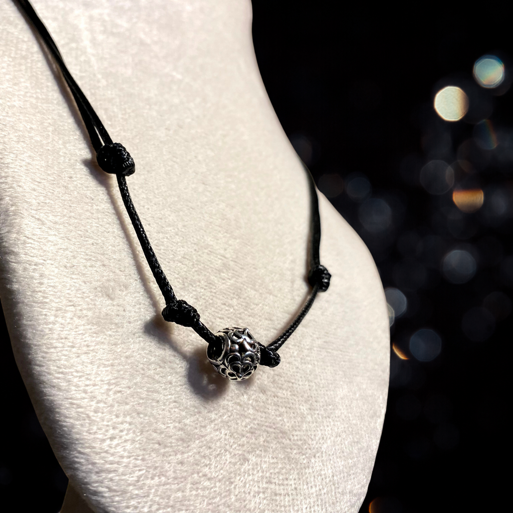 Karma Necklace (Black&Steel) - GAIA Global