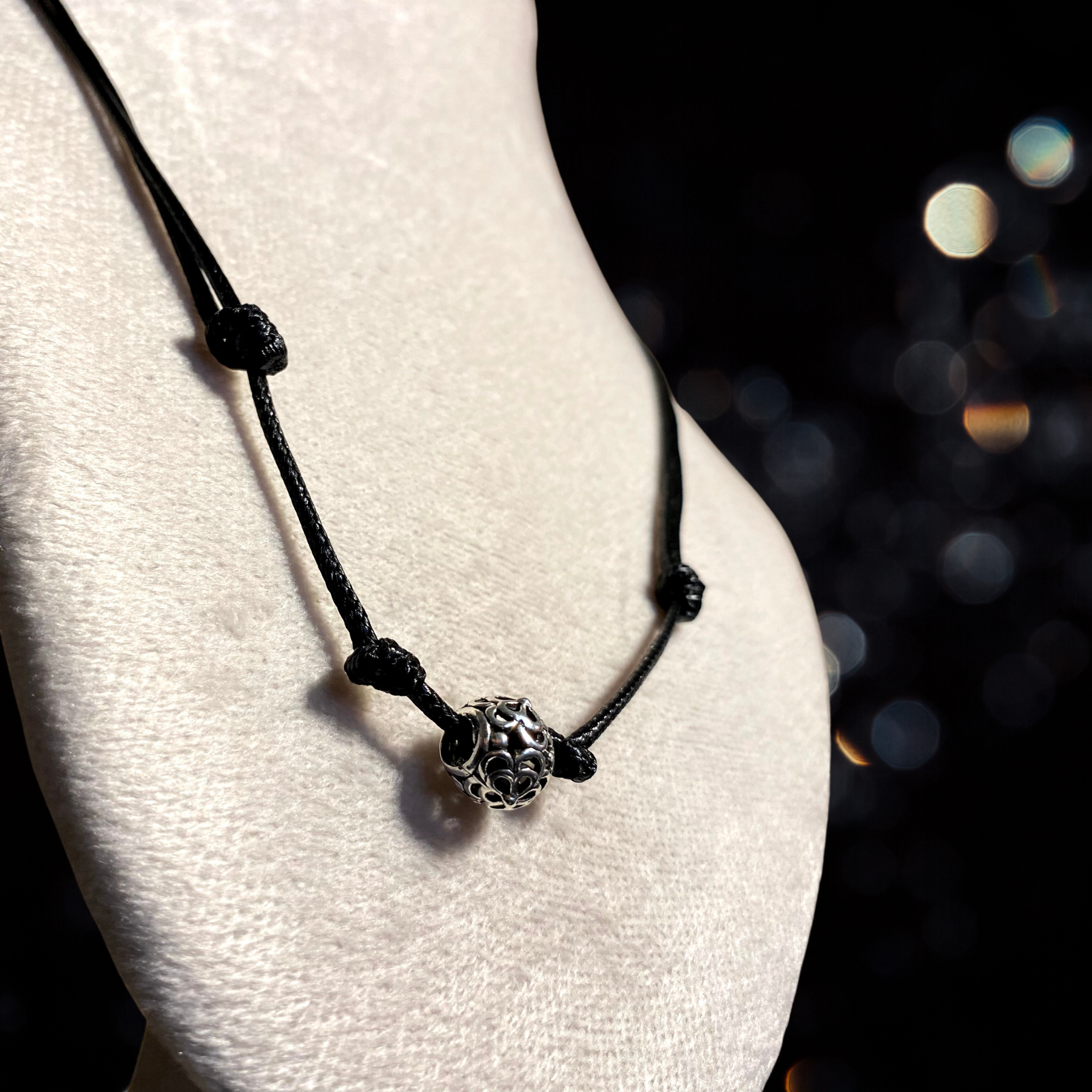Karma Necklace (Black&Steel) - GAIA Global