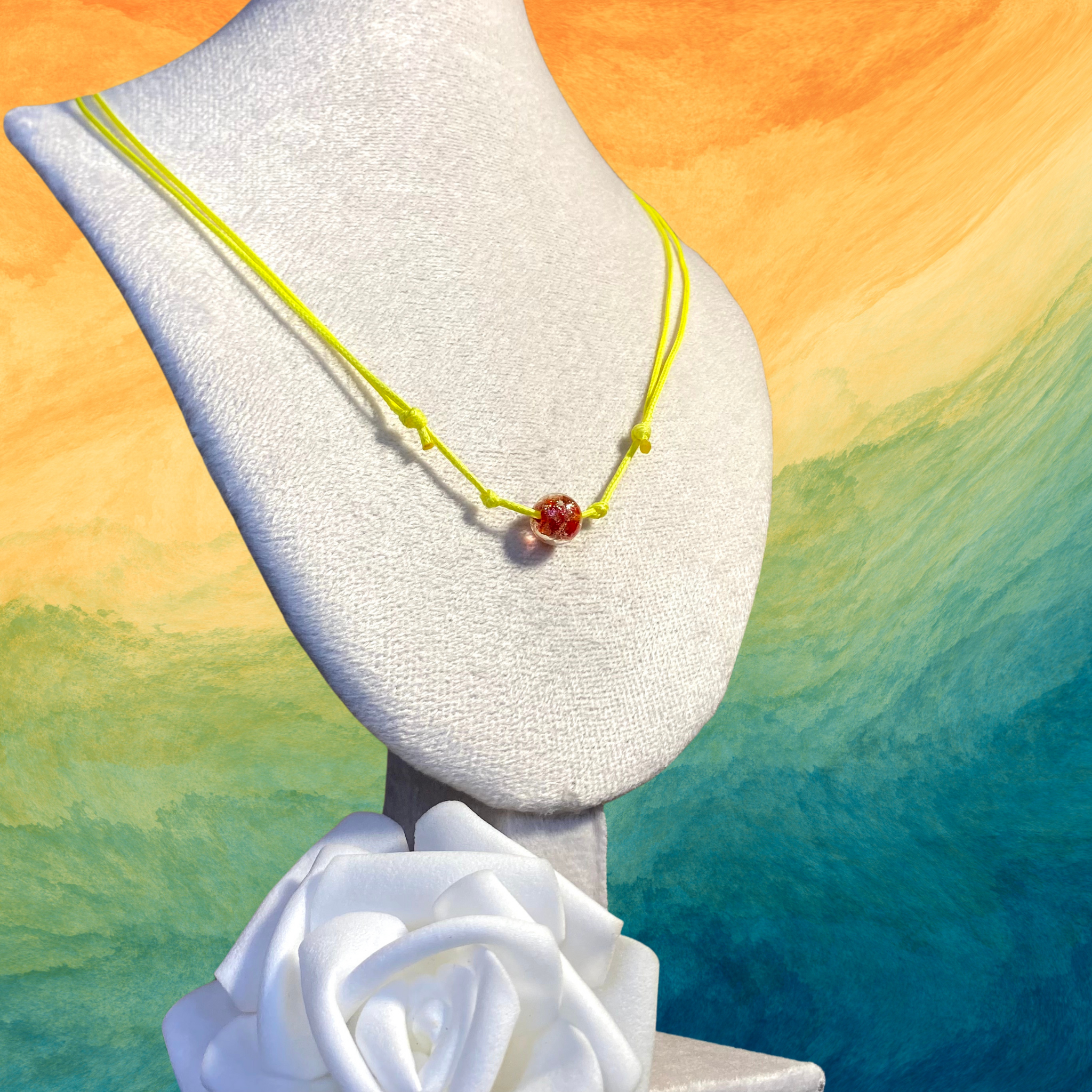 Karma Necklace (Yellow&Luminous) - GAIA Global