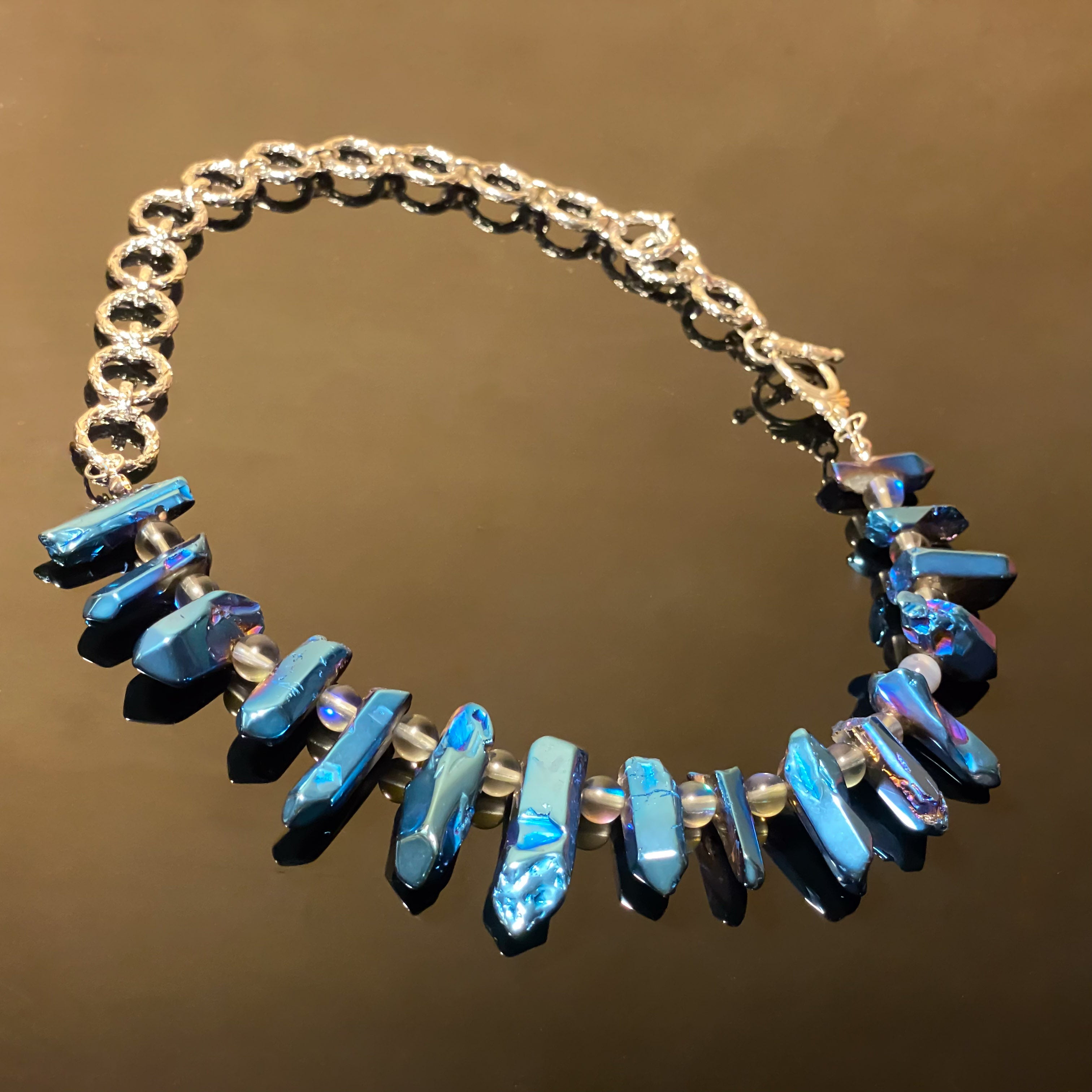 Blue Crystalic necklace - GAIA Global