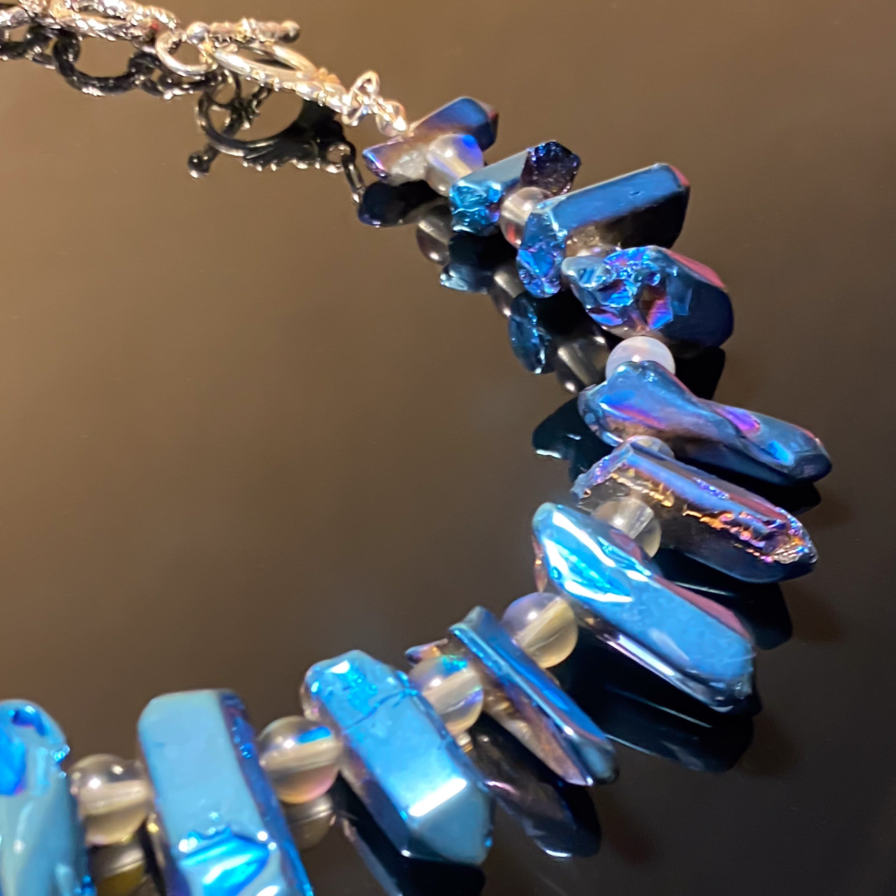 Blue Crystalic necklace - GAIA Global