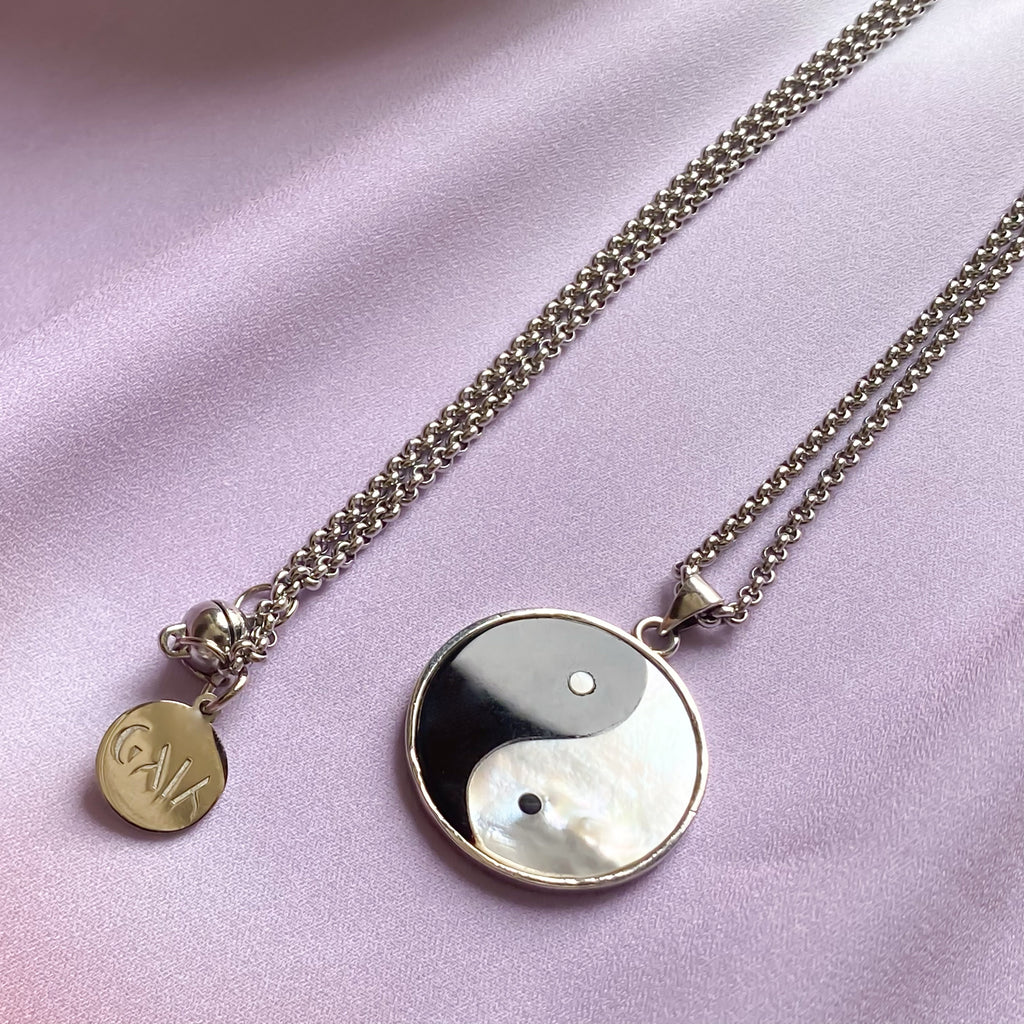 Silver Yin & Yang Necklace - GAIA Global