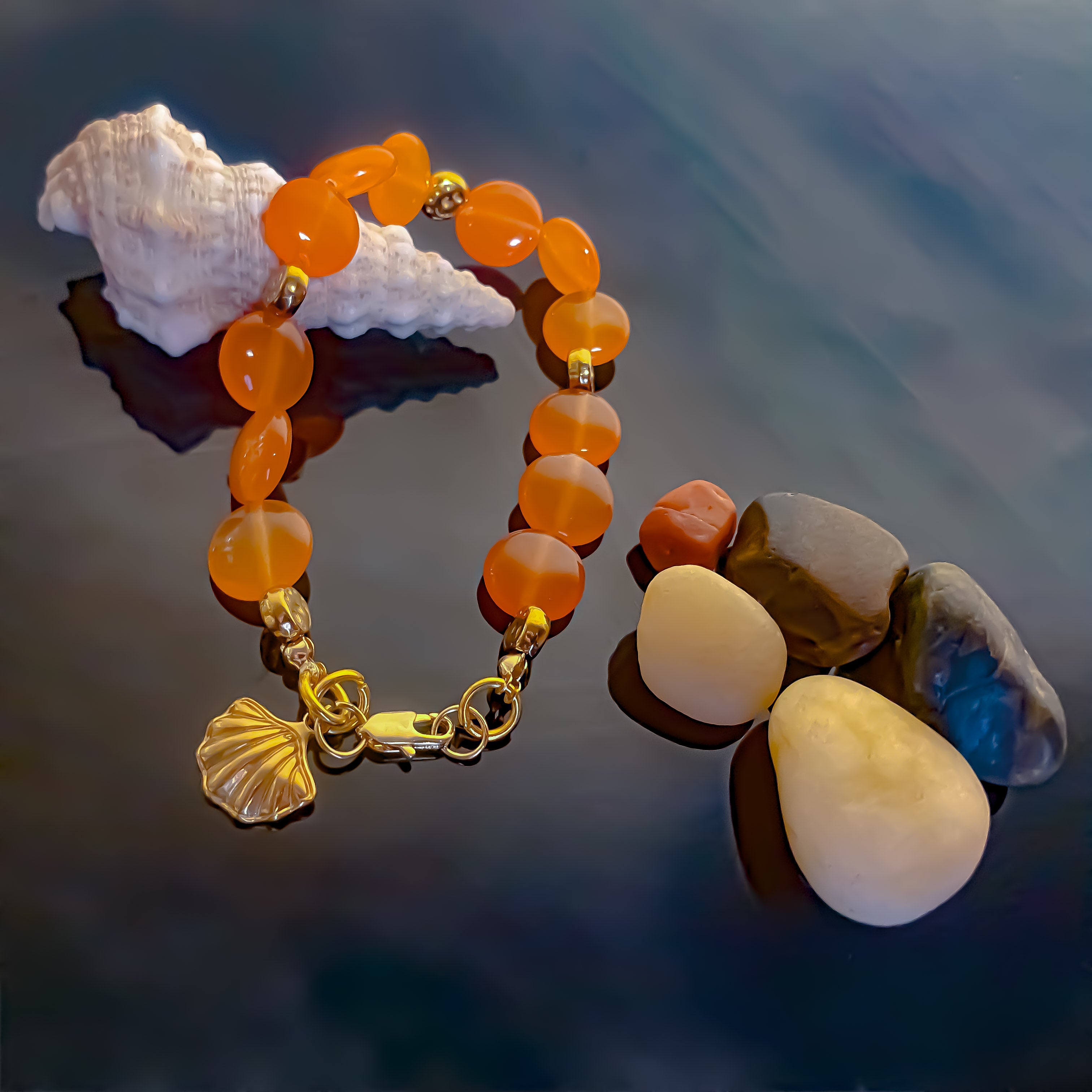 Orange Agate Bracelet - GAIA Global